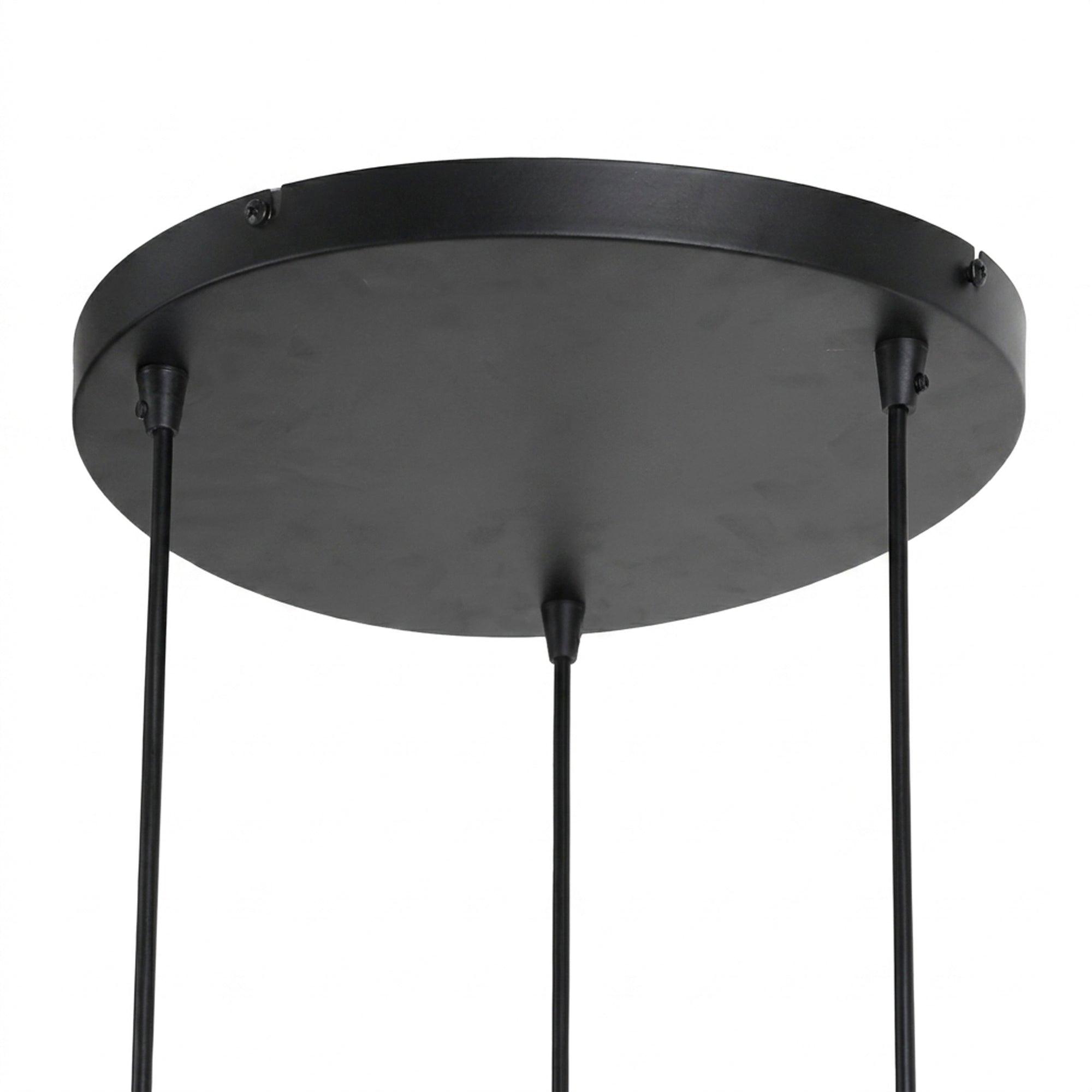 Hanglamp Olea - 3-lichts - Amberkleurig - Glas