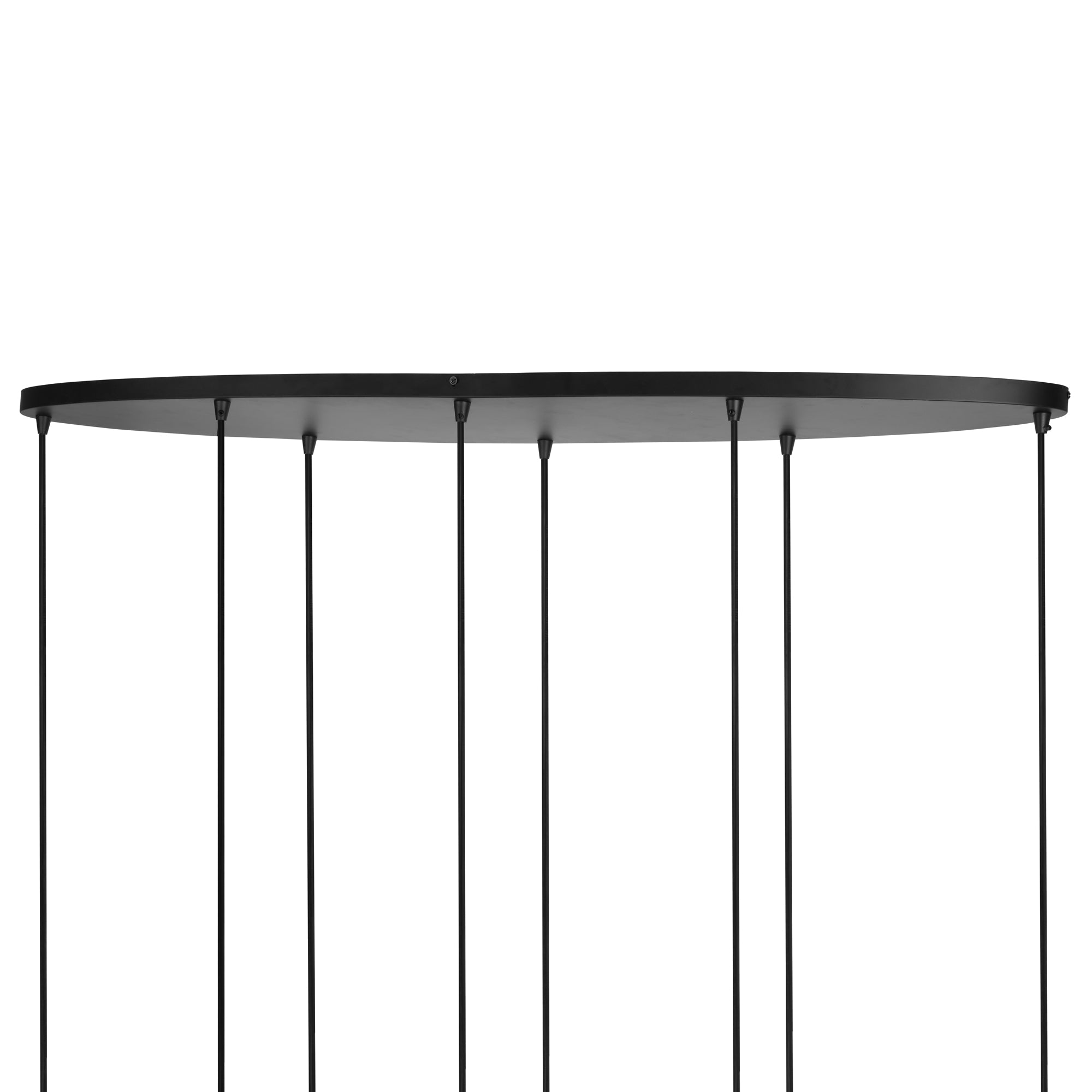 Hanglamp Milly - 8-lichts - Amberkleurig - Glas