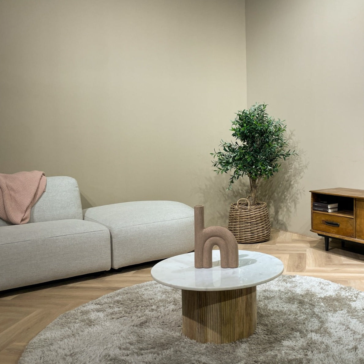 Salontafel Nova - Wit - Marmer