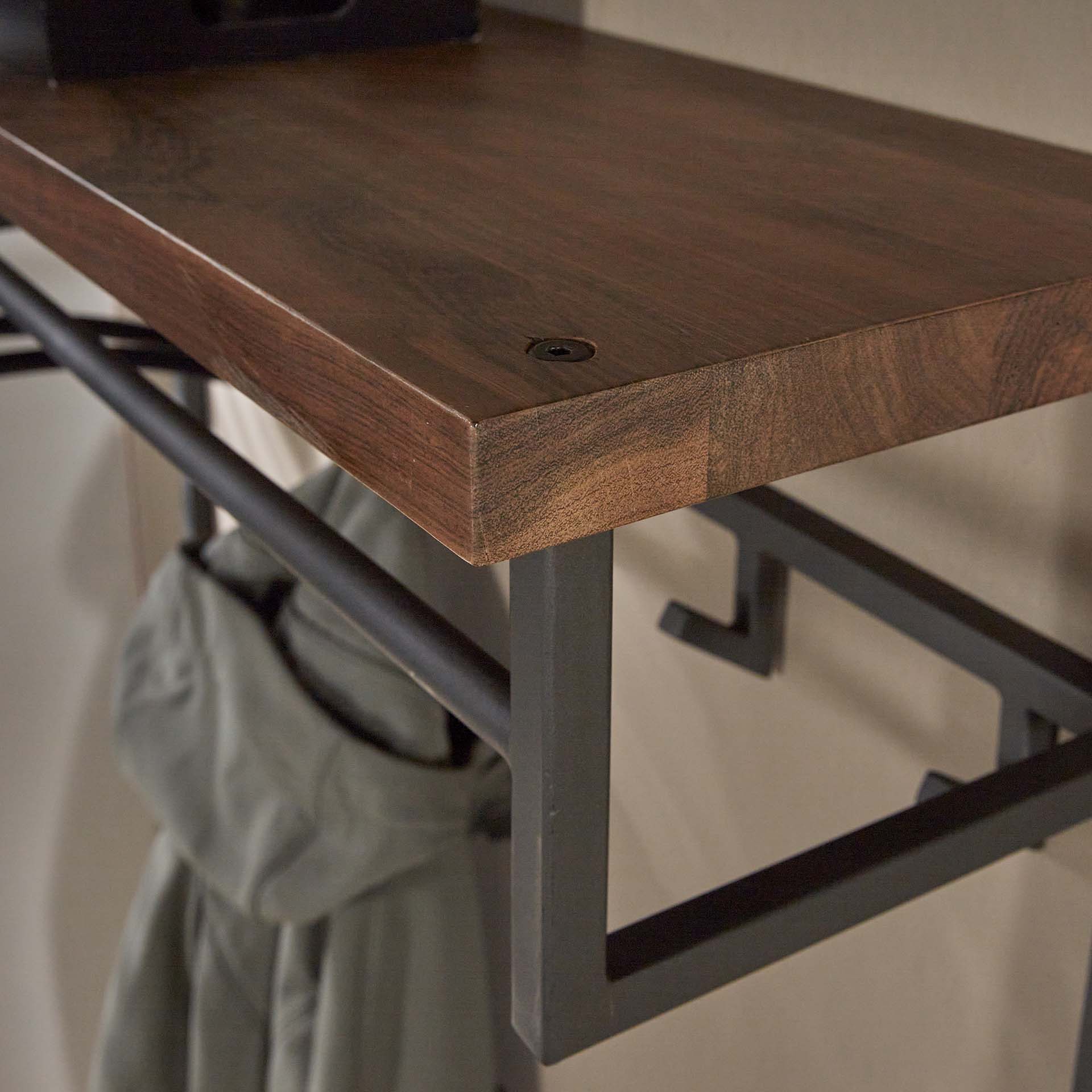 Kapstok Diamond - Sajahout - 10 haken - 100 cm