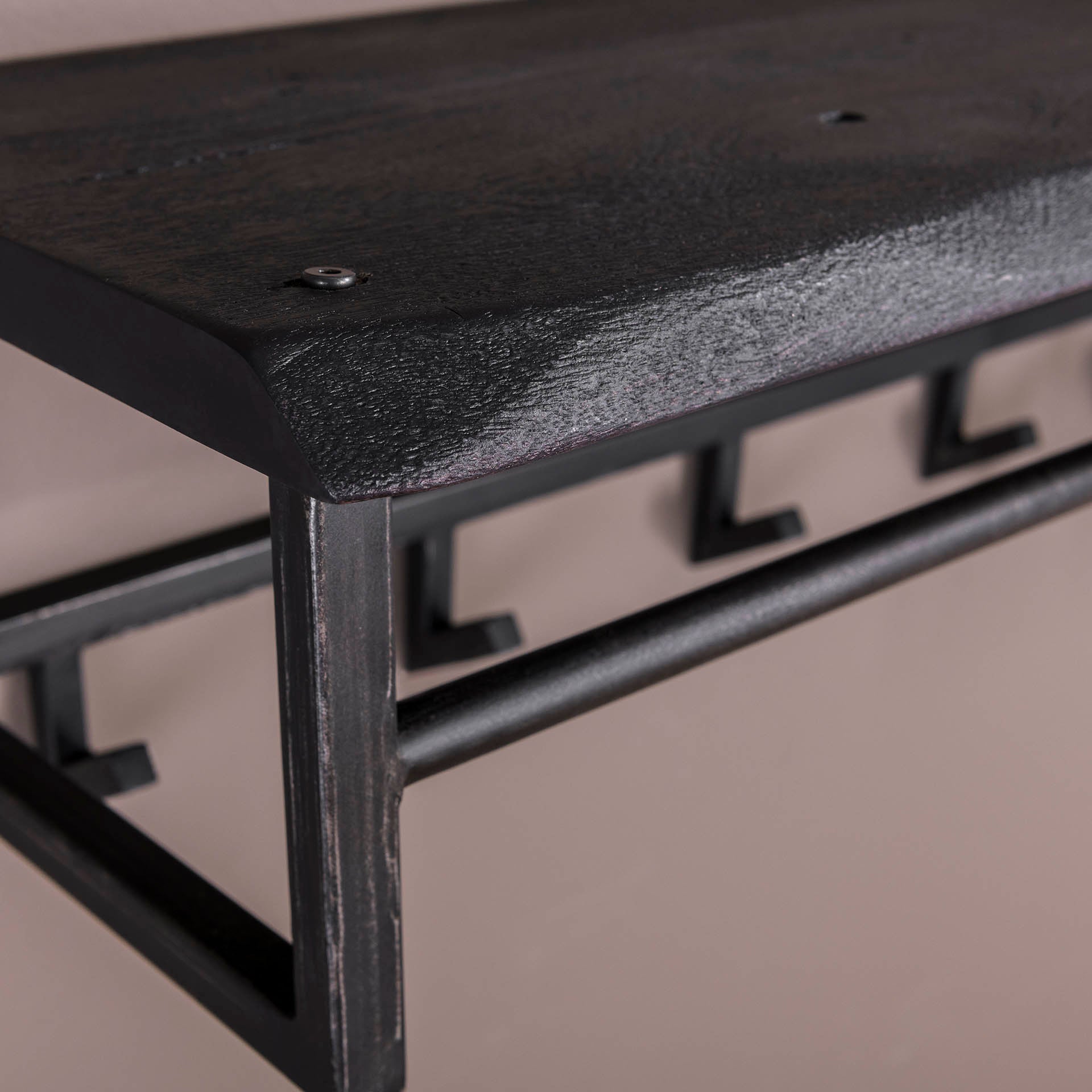 Kapstok Zen - Zwart - Acaciahout