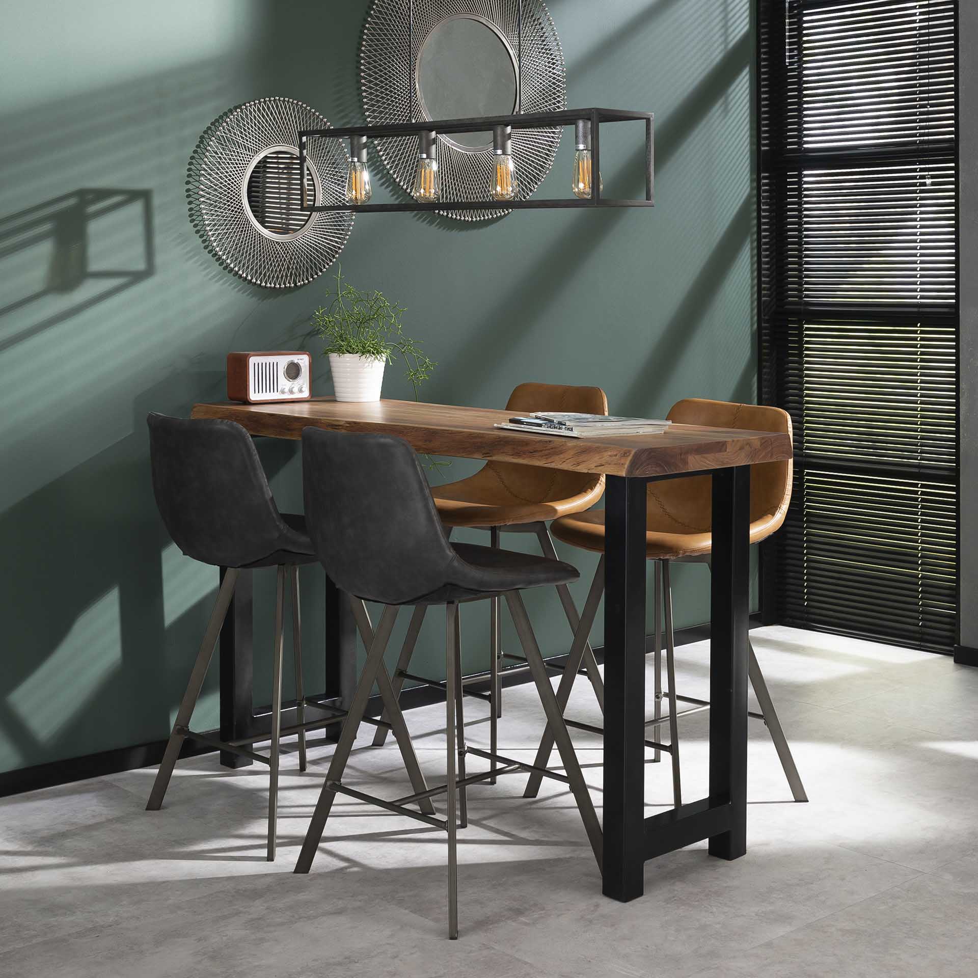 Bartafel Hub - Bruin - Acaciahout - 150 cm