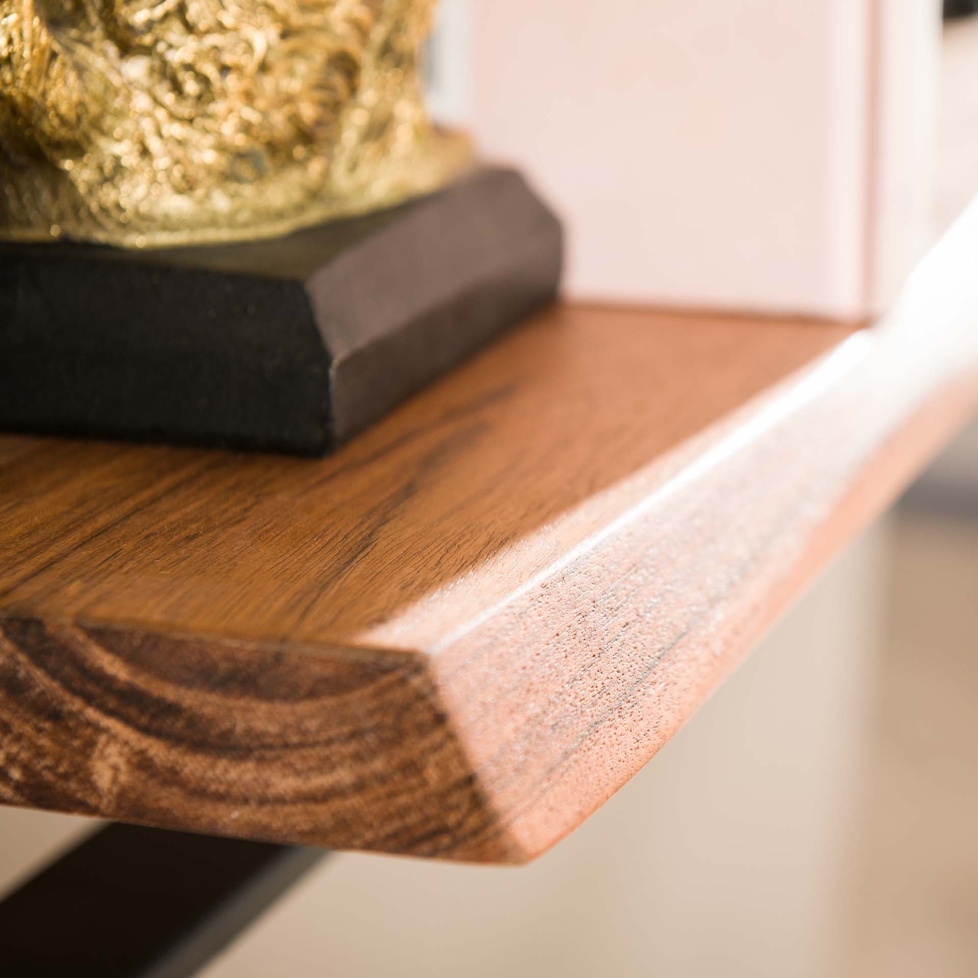 Wandplank Serrah - Bruin - Acaciahout - Set van 3