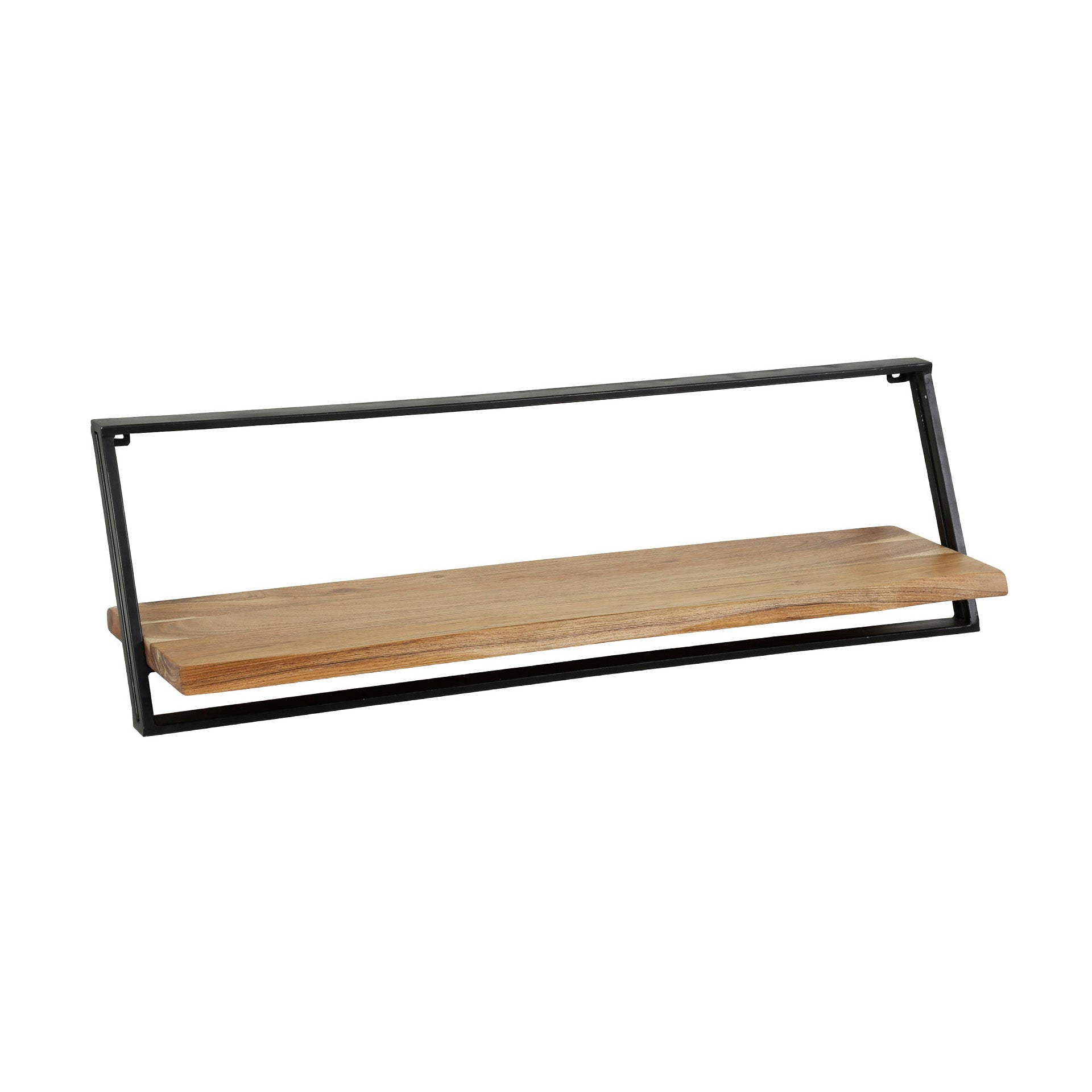 Wandplank Serrah - Bruin - Acaciahout - Set van 3