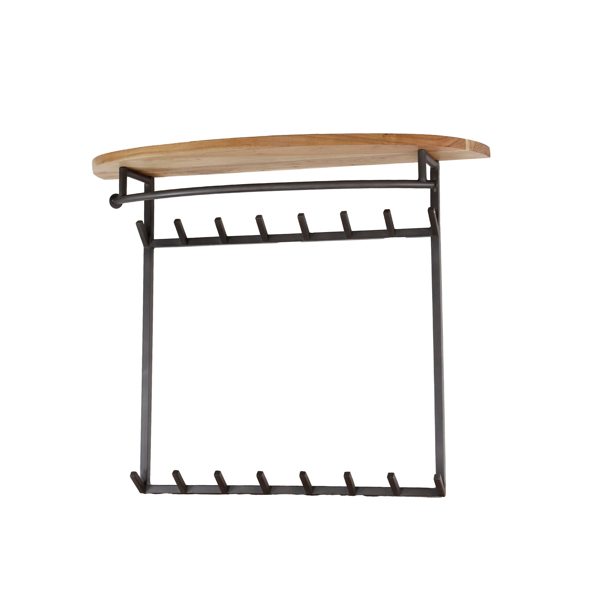 Kapstok Dobby - Acaciahout - 16 haken - 100 cm
