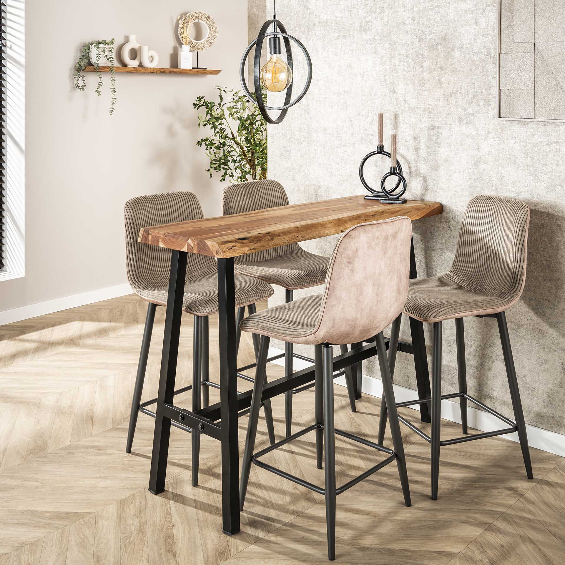 Bartafel Sprout - Bruin - Acaciahout - 125 cm