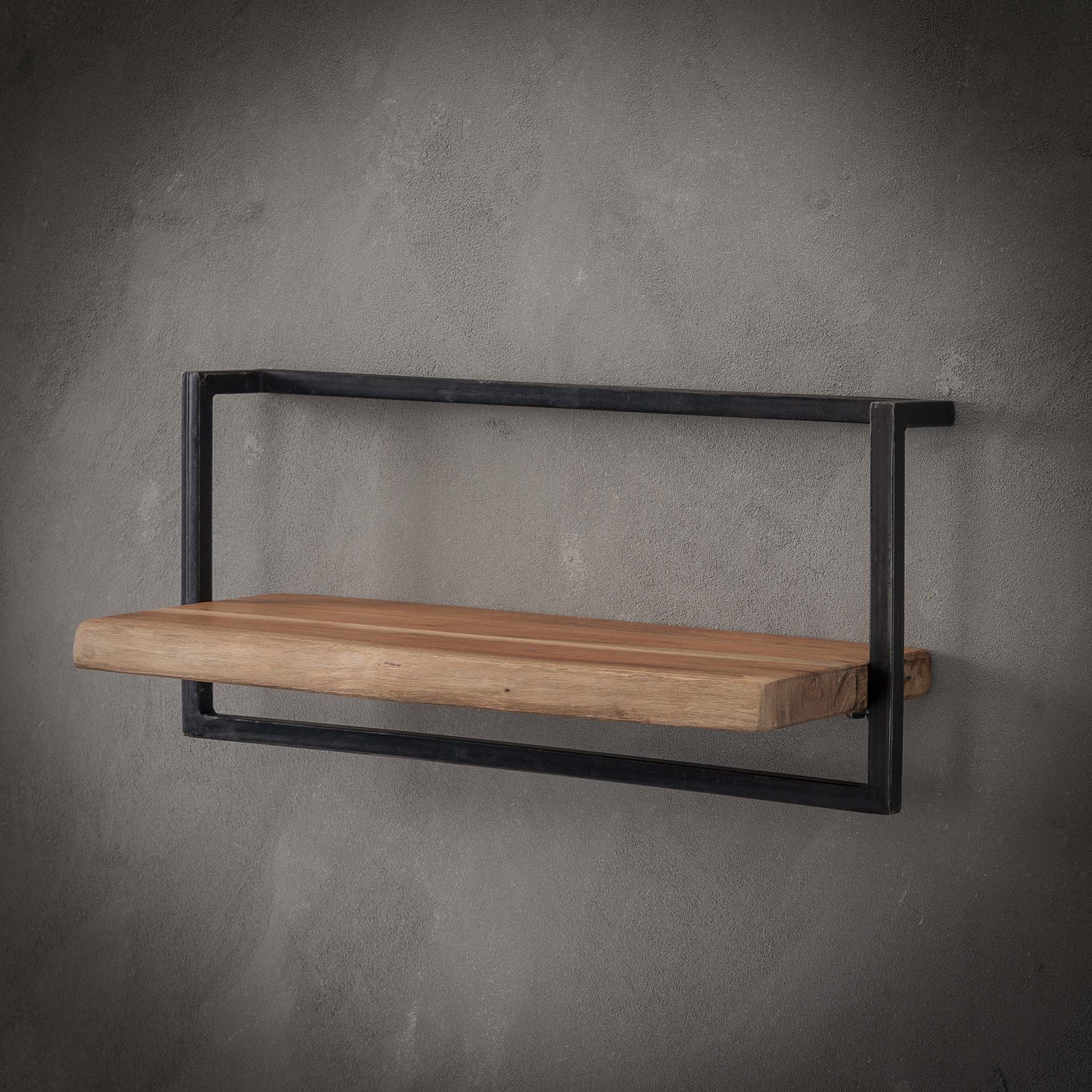 Wandplank Jacob - Bruin - Acaciahout - 65 cm