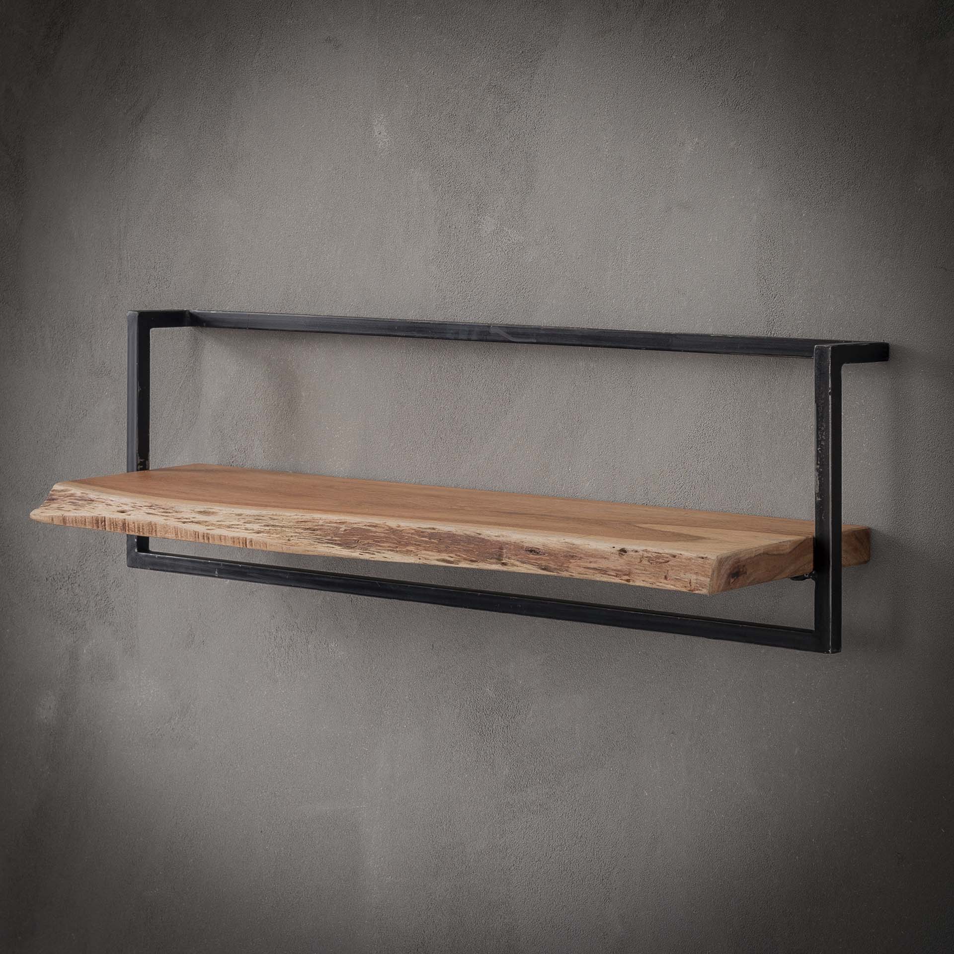 Wandplank Jacob - Bruin - Acaciahout - 100 cm