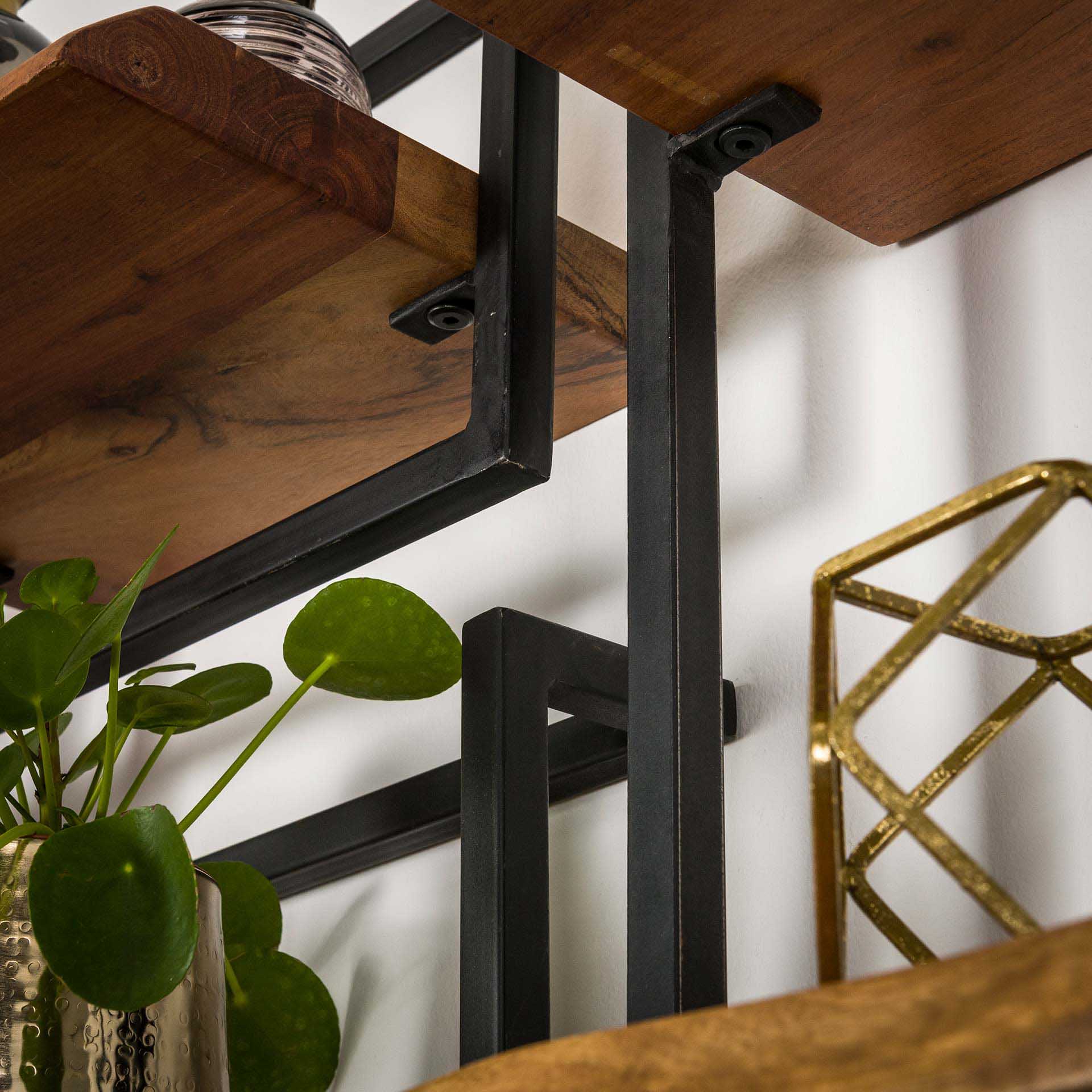 Wandplank Jacob - Bruin - Acaciahout - 30 cm