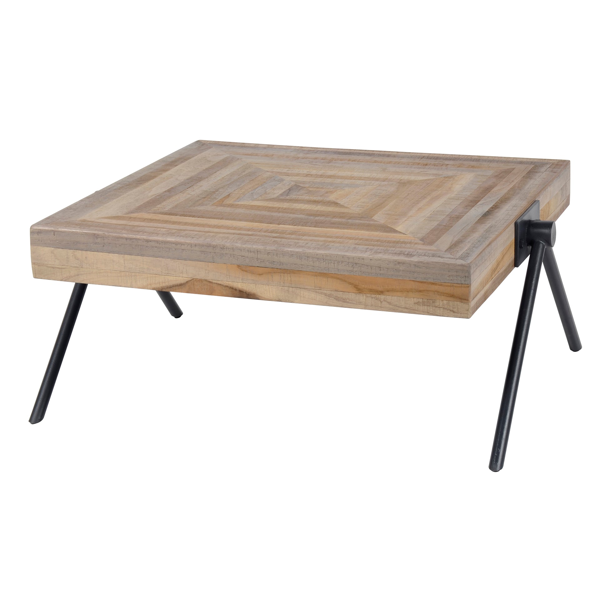 Salontafel Quincy - Lichtbruin - Teakhout - 70 cm
