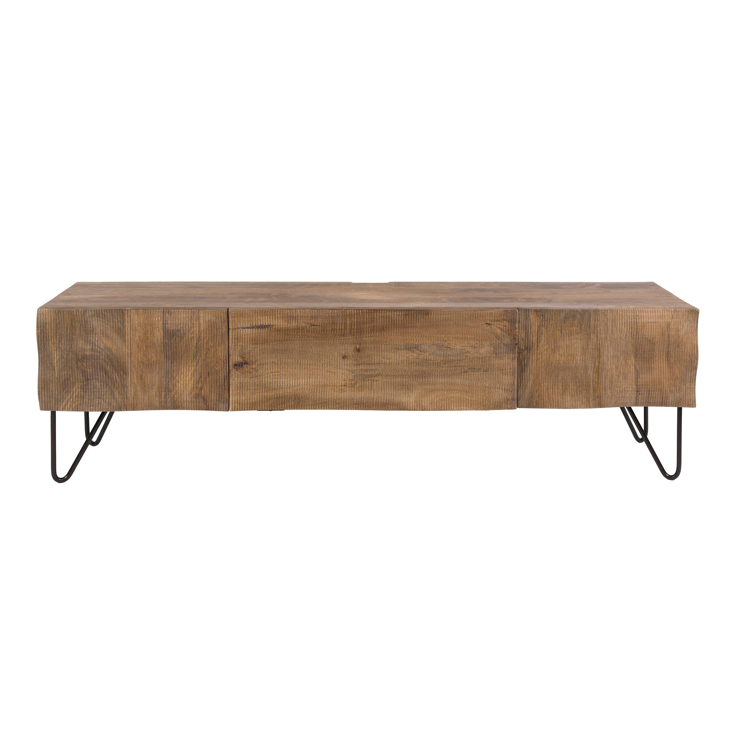 TV-meubel Vena - Bruin - Mangohout - 160 cm