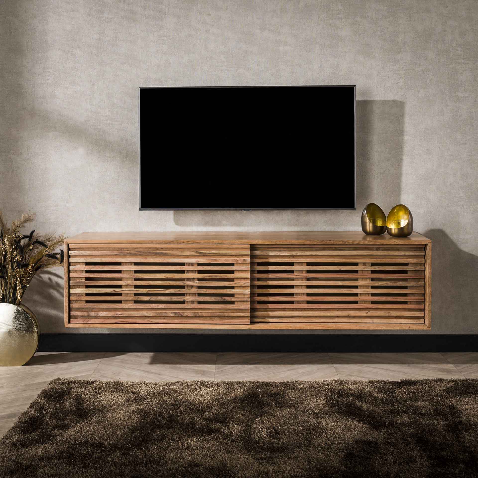 TV-meubel Storm - Bruin - Acaciahout