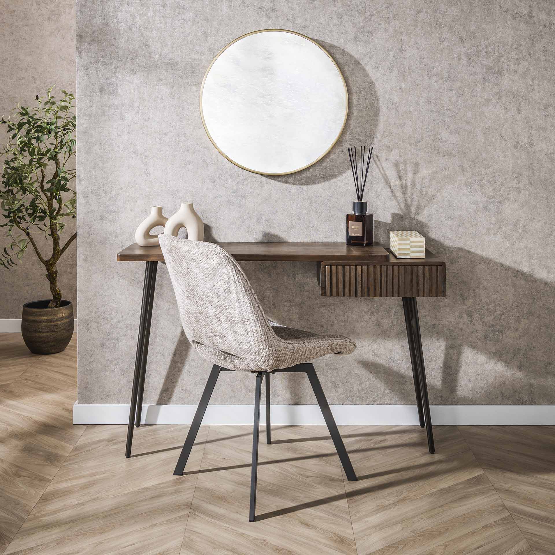 Haltafel Linaro - Bruin - Acaciahout - 76 cm