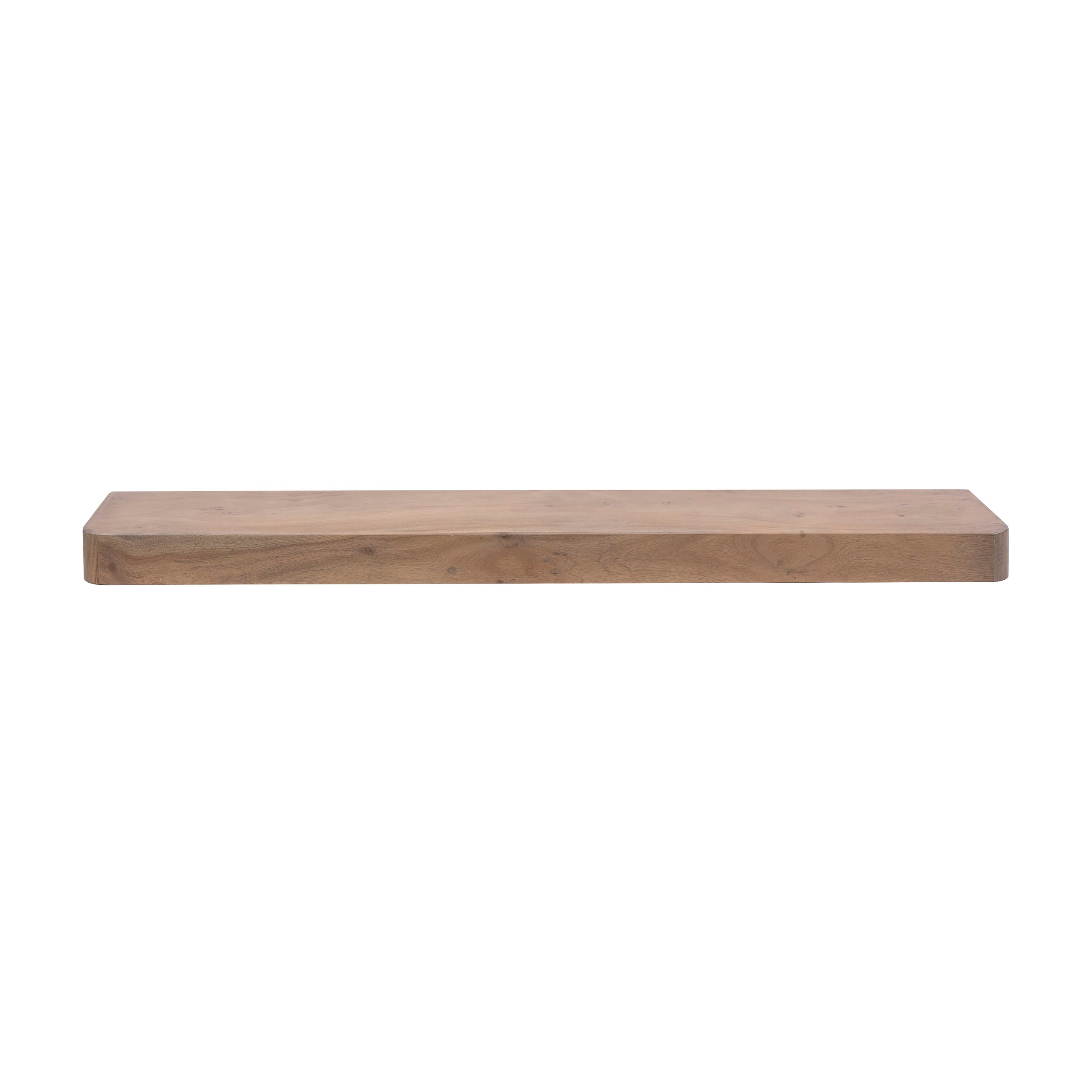 Wandplank Brodie - Donkerbruin - Acaciahout - 150 cm
