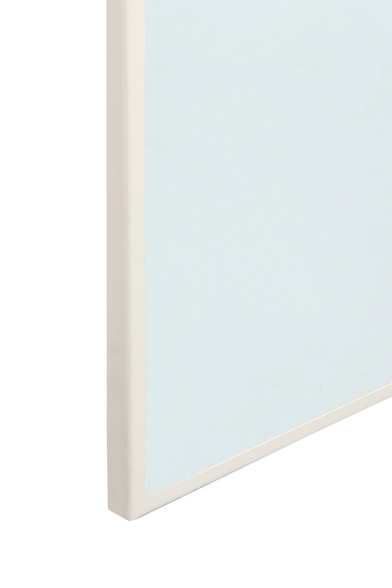 Gebogen Spiegel Elva - Ivoor - 200 cm