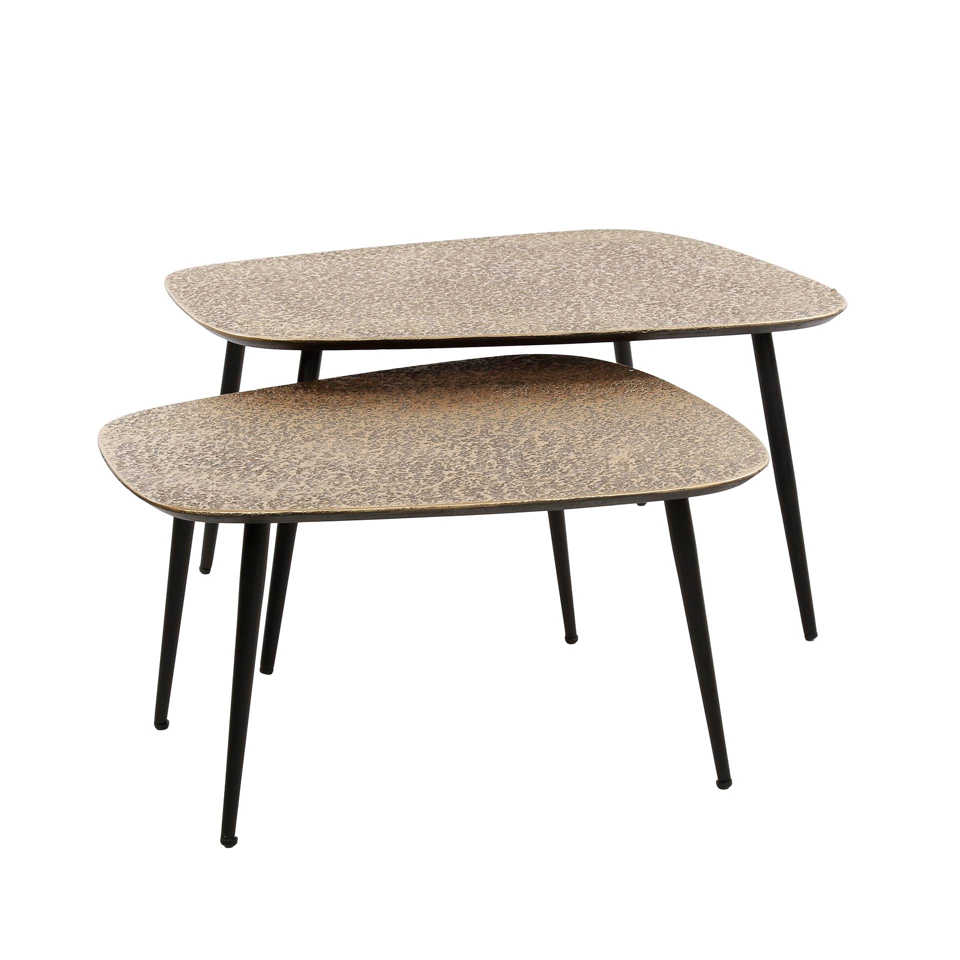 Salontafel Hazel - Organisch - Metaal - Set van 2