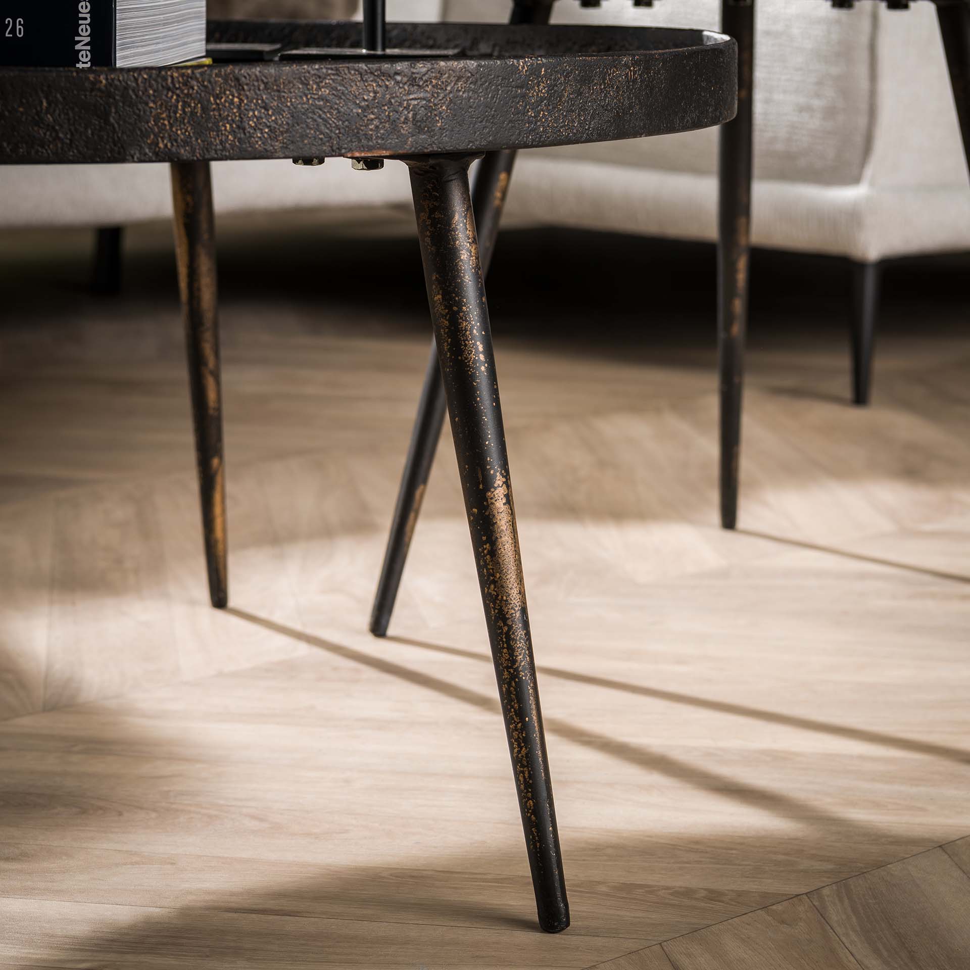Salontafel Oracle - Rond - Metaal - Set van 2