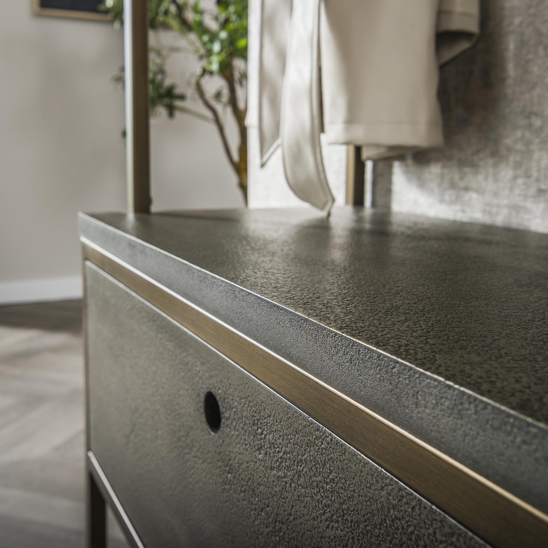 Garderobemeubel Monza - Brons - Antiek Messing - 70 cm