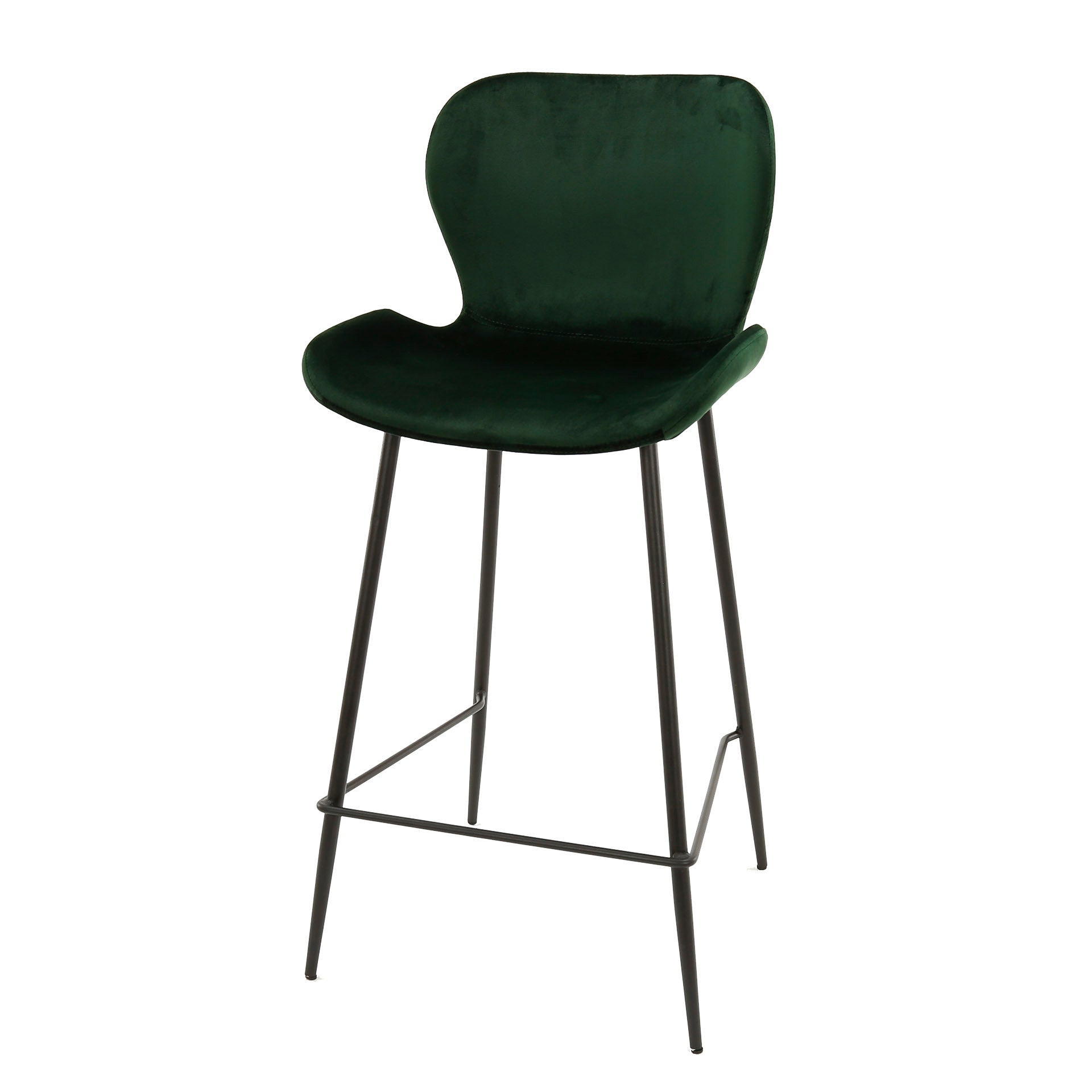 Barstoel Sapphire - Groen - Velvet