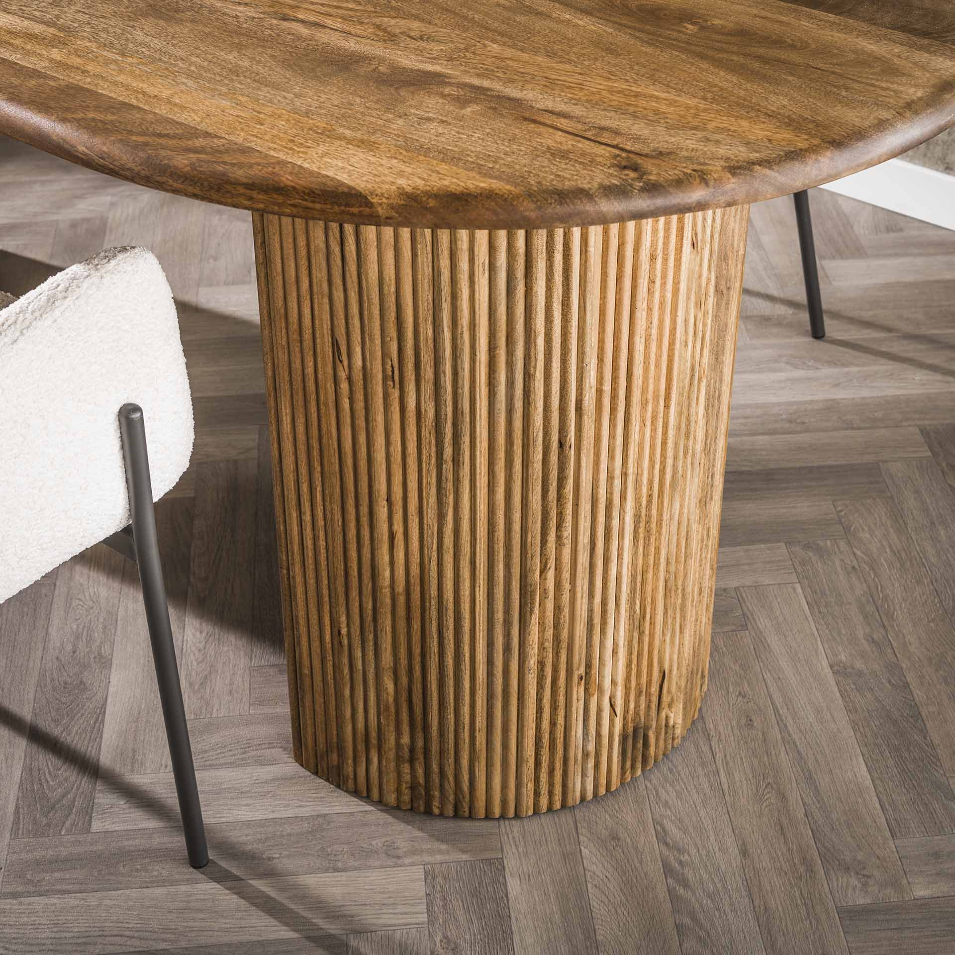 Eettafel Horizon - Naturel - Mangohout - 215 cm