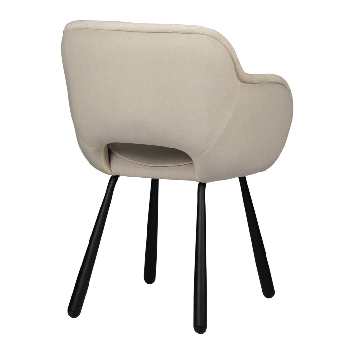 Eetkamerstoel Sorano - Beige - Suede