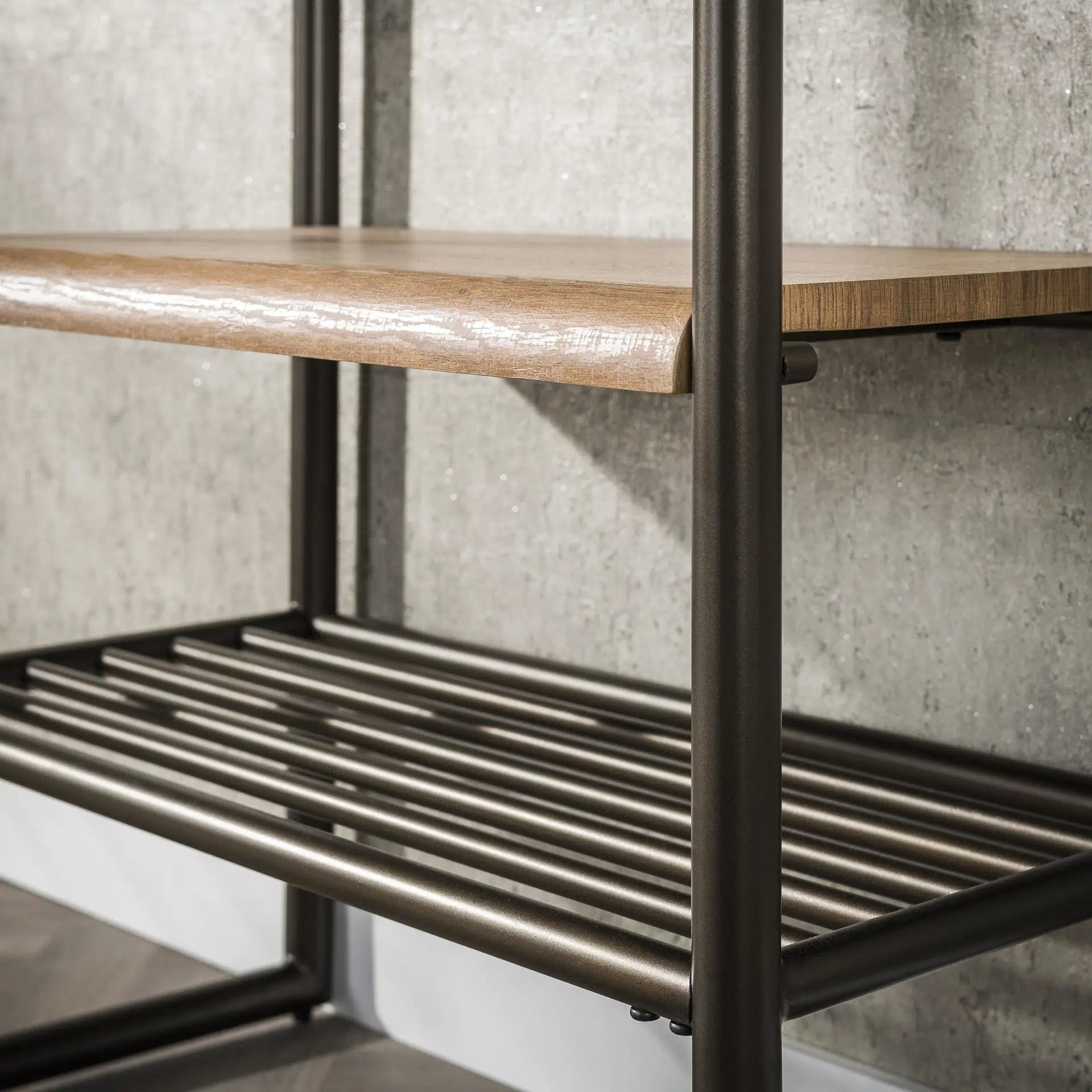 Garderobemeubel Selvo - Brons - Gepoedercoat Staal - 70 cm