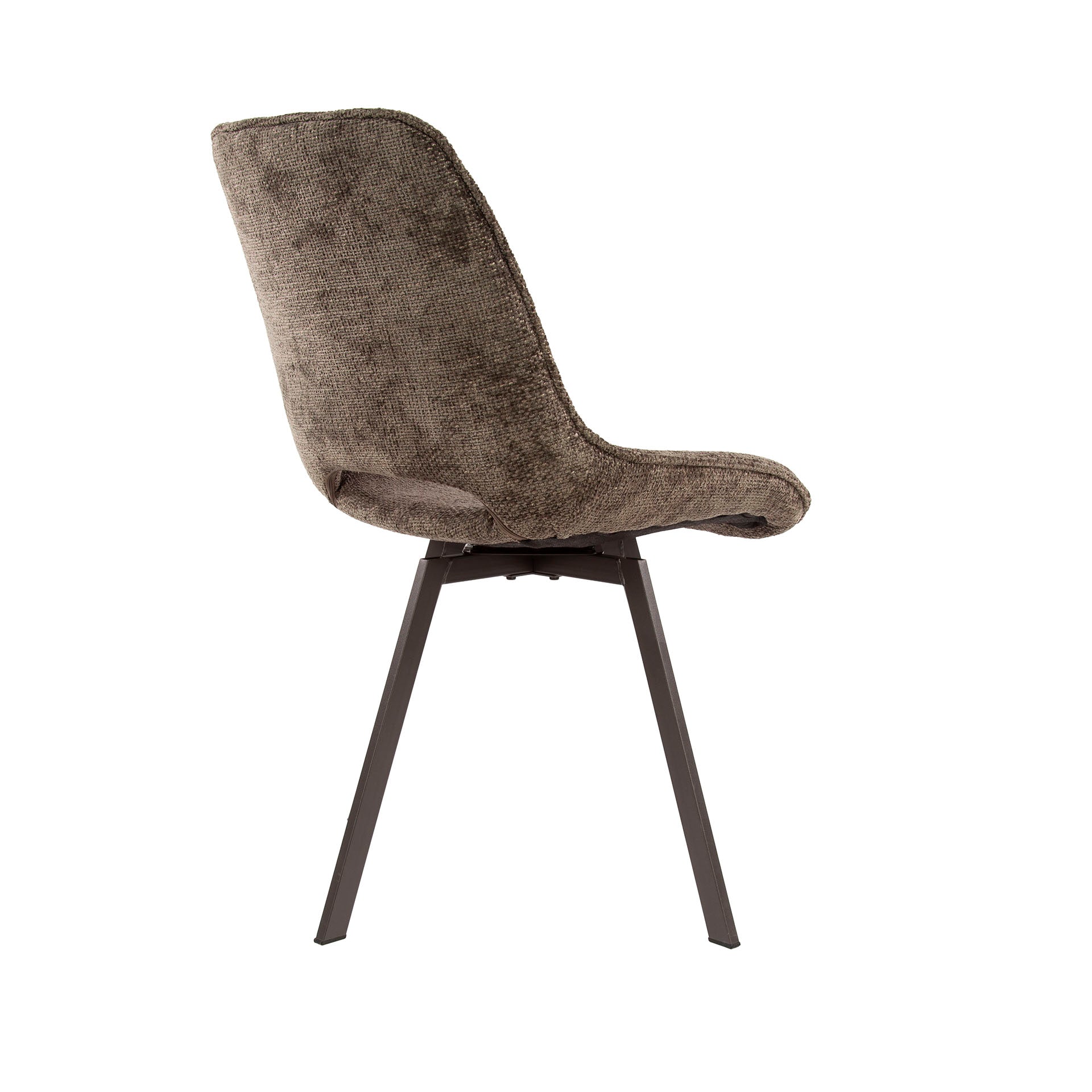 Eetkamerstoel Sova - Taupe - Renegade Stof - Draaibaar