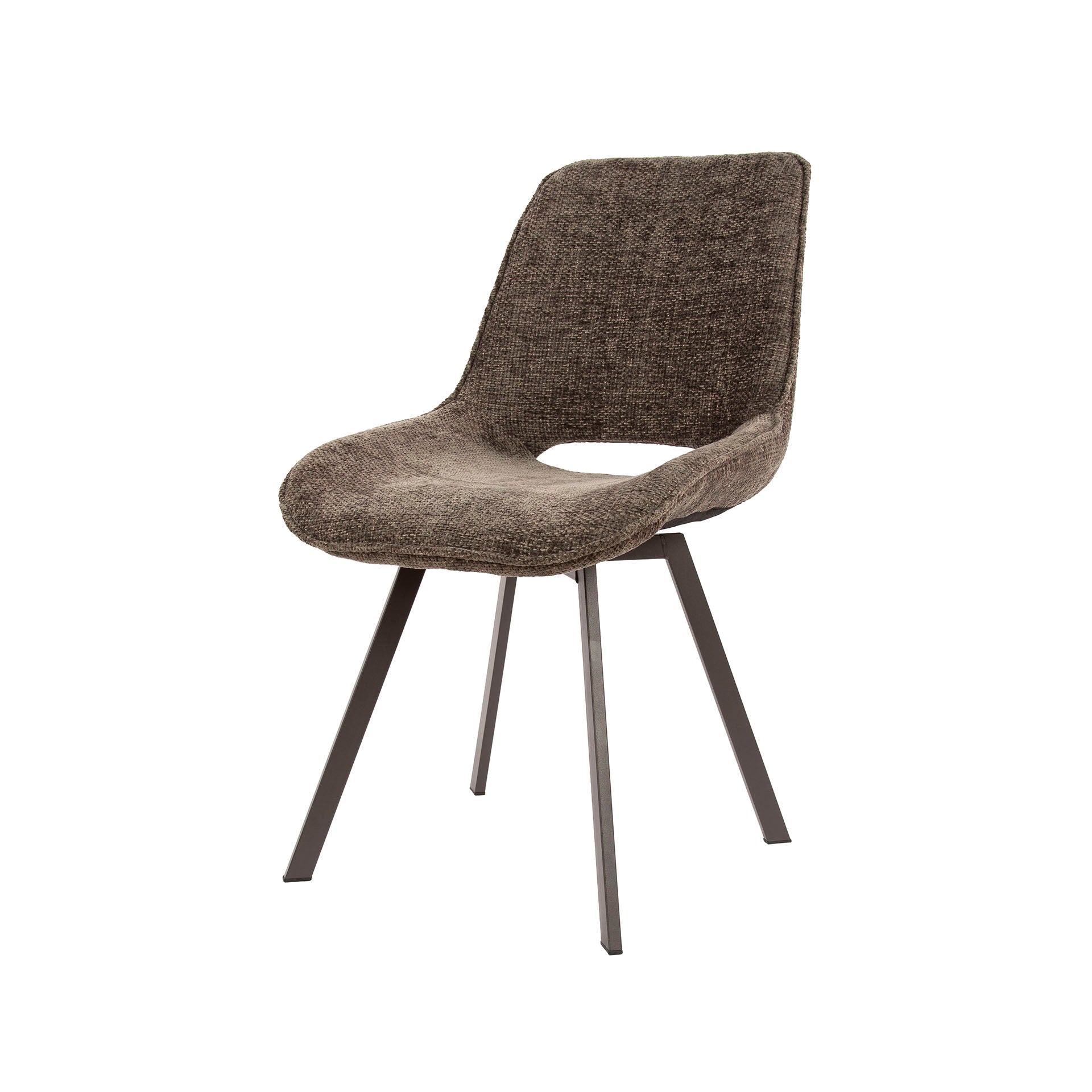 Eetkamerstoel Sova - Taupe - Renegade Stof - Draaibaar