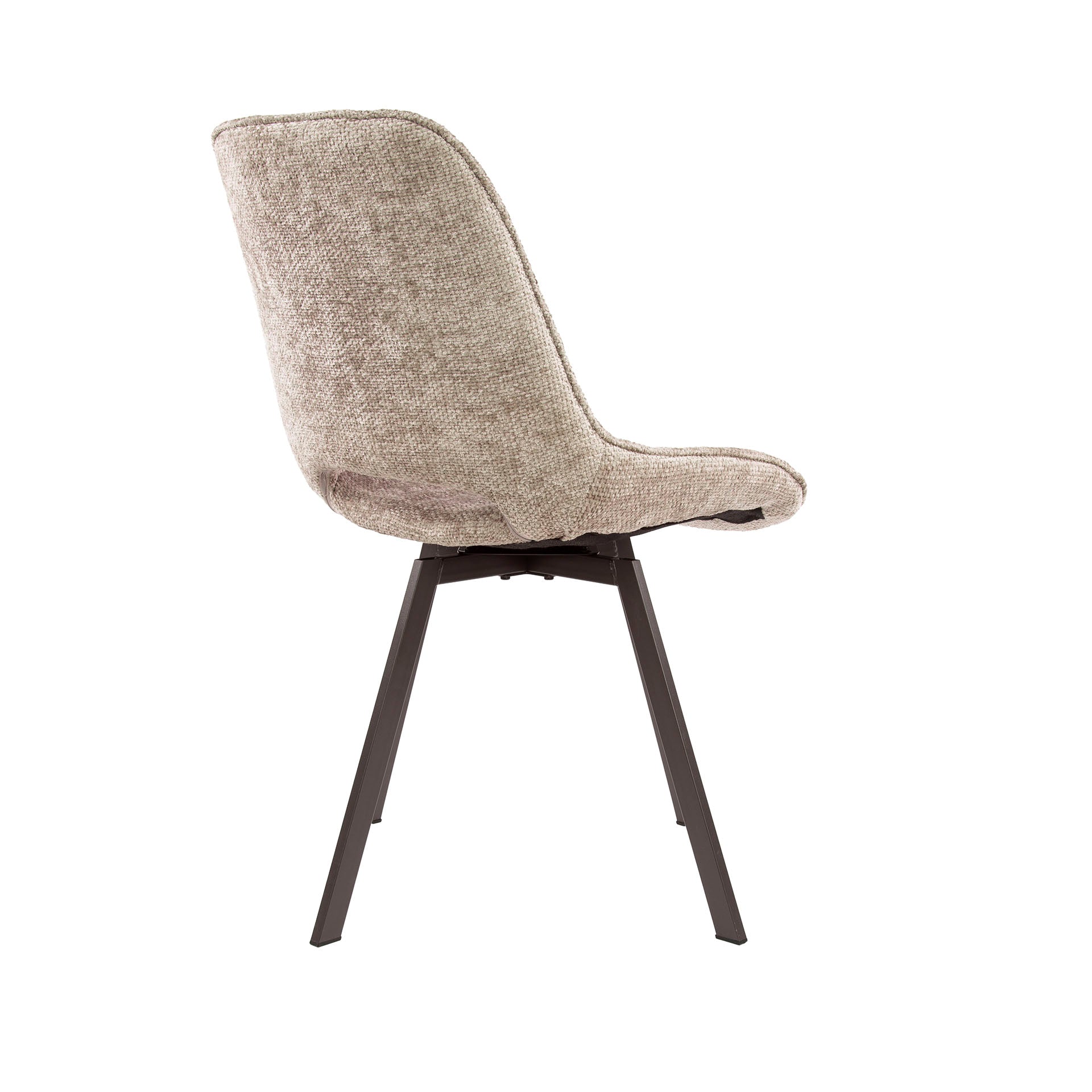 Eetkamerstoel Sova - Beige - Renegade Stof - Draaibaar