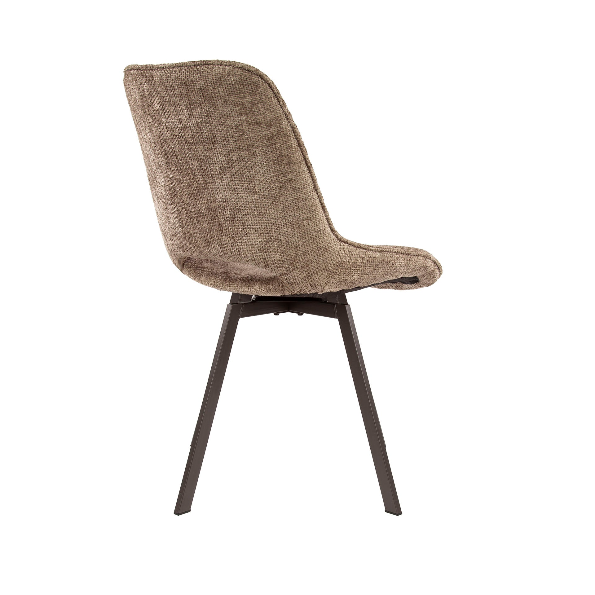 Eetkamerstoel Sova - Champagne - Renegade Stof - Draaibaar