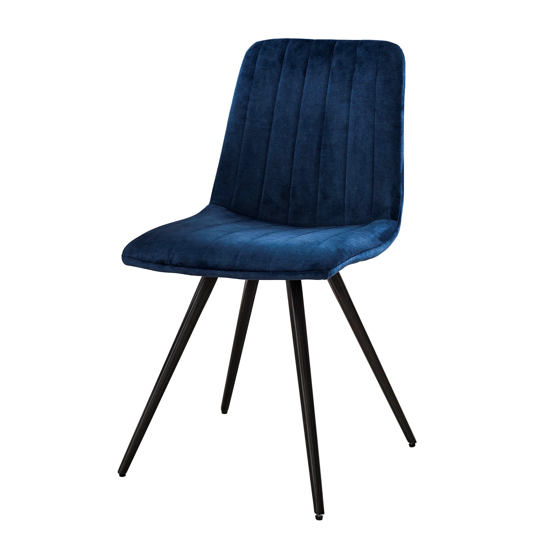 Eetkamerstoel Stitch - Blauw - Velvet