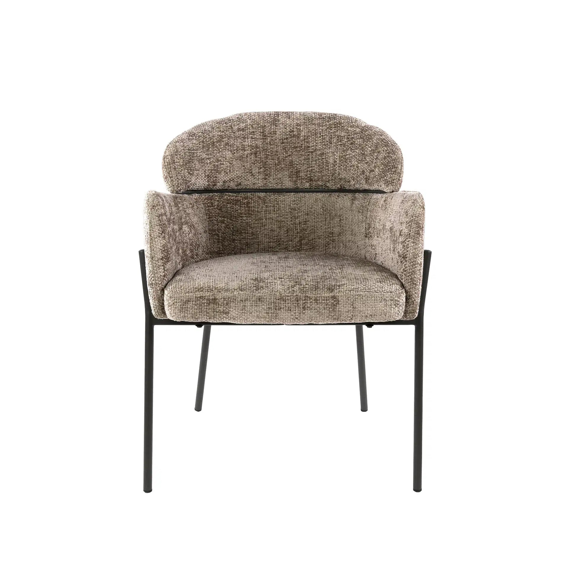 Eetkamerstoel Luke - Champagne - Renegade Stof