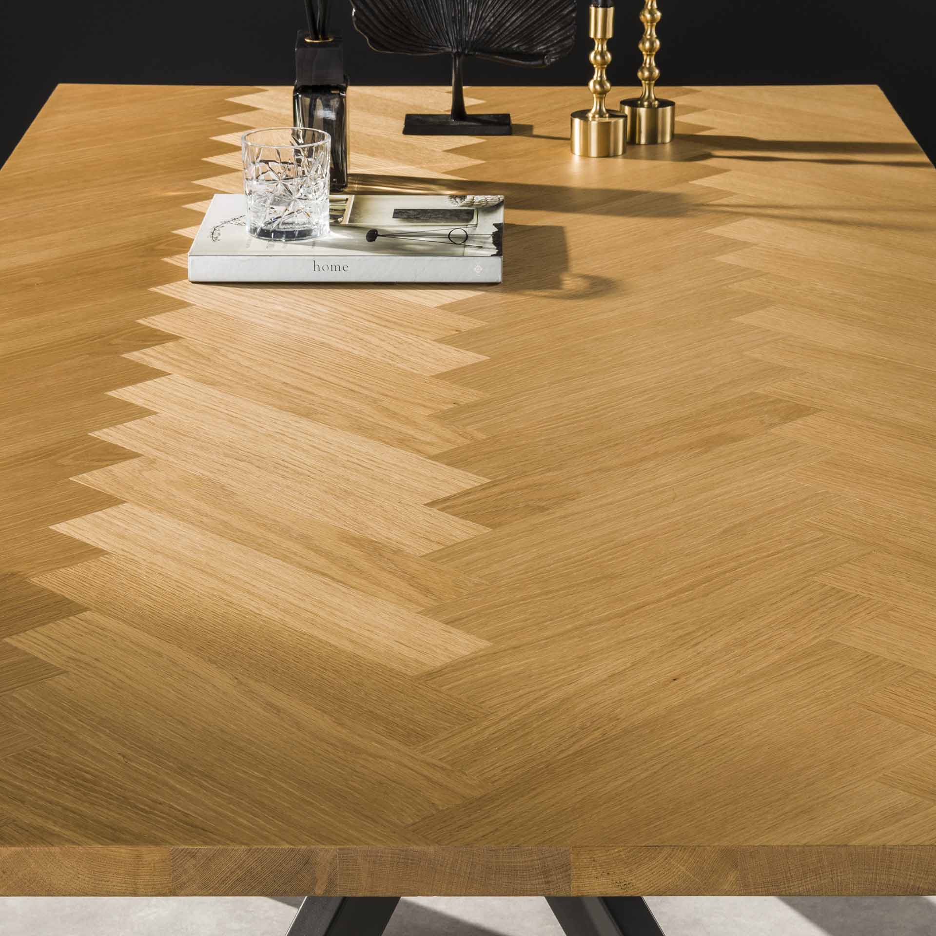 Eettafel Cali - Rechthoekig - Eikenhout - 200 cm