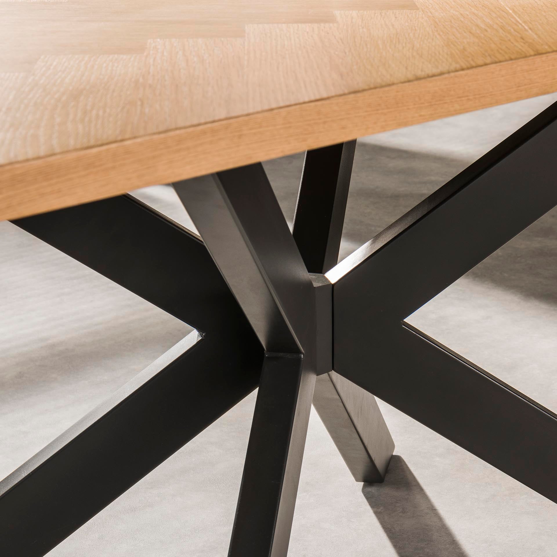 Eettafel Cali - Rechthoekig - Eikenhout - 200 cm