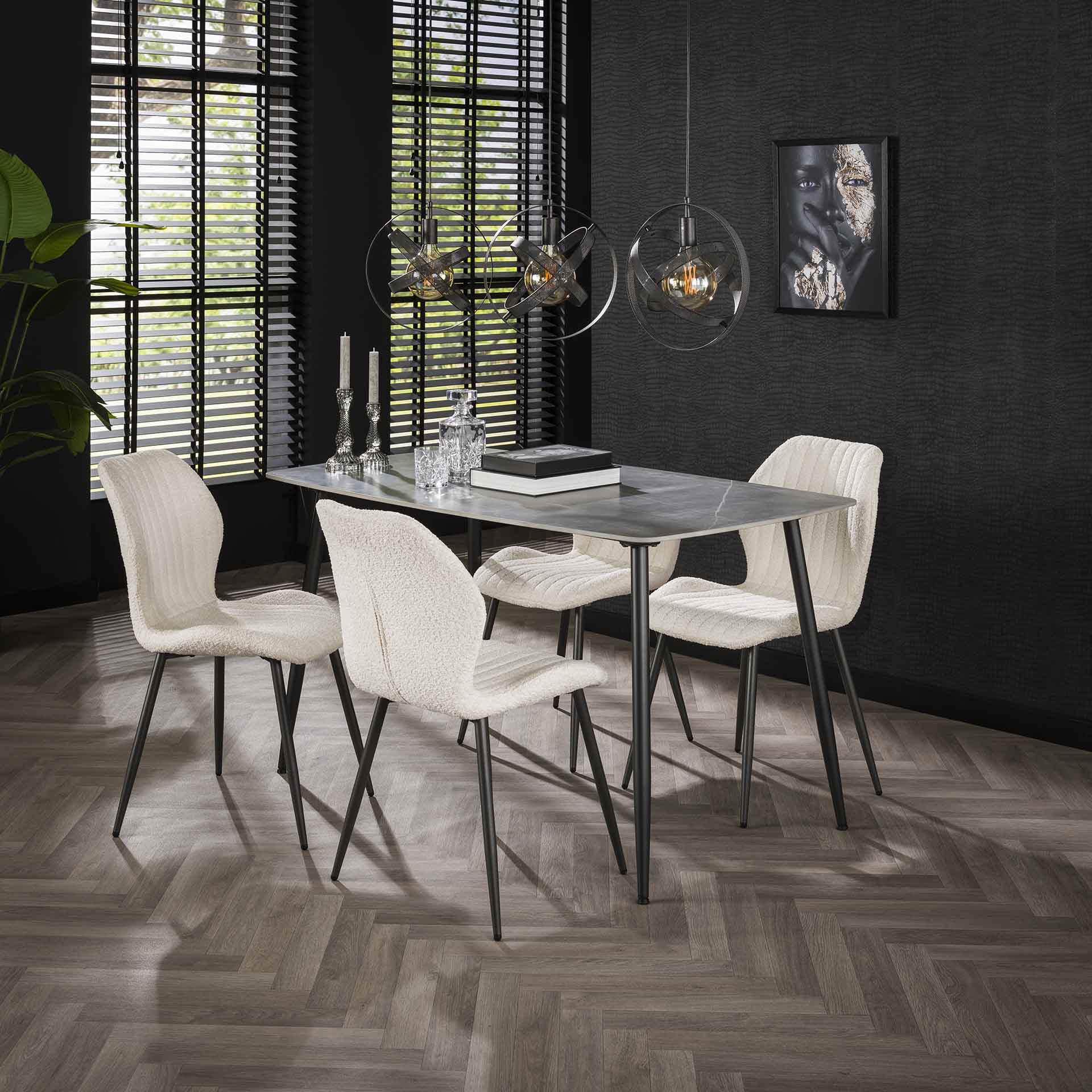 Eettafel Kaj - Deens Ovaal - Keramiek - 140 cm