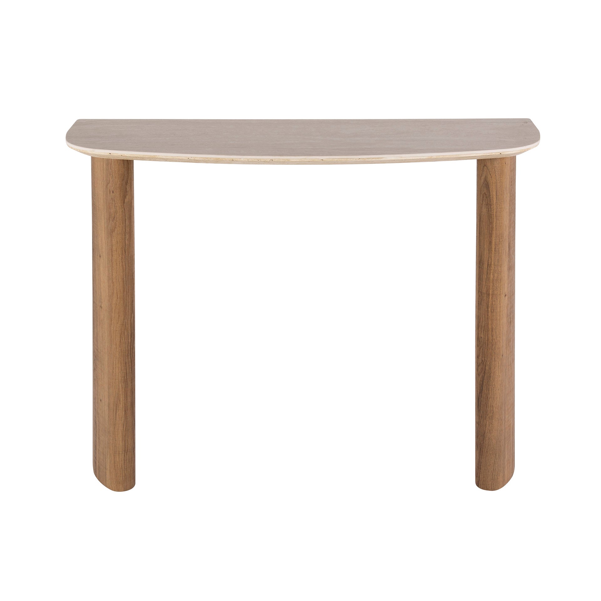 Haltafel Celine - Ivoor - Keramisch Travertin - 76 cm
