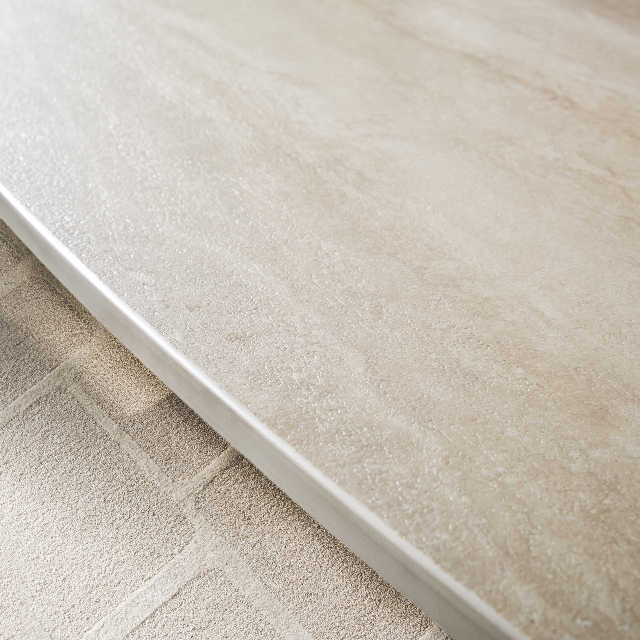 Salontafel Lunara - Deens Ovaal - Keramisch Travertin - Organisch