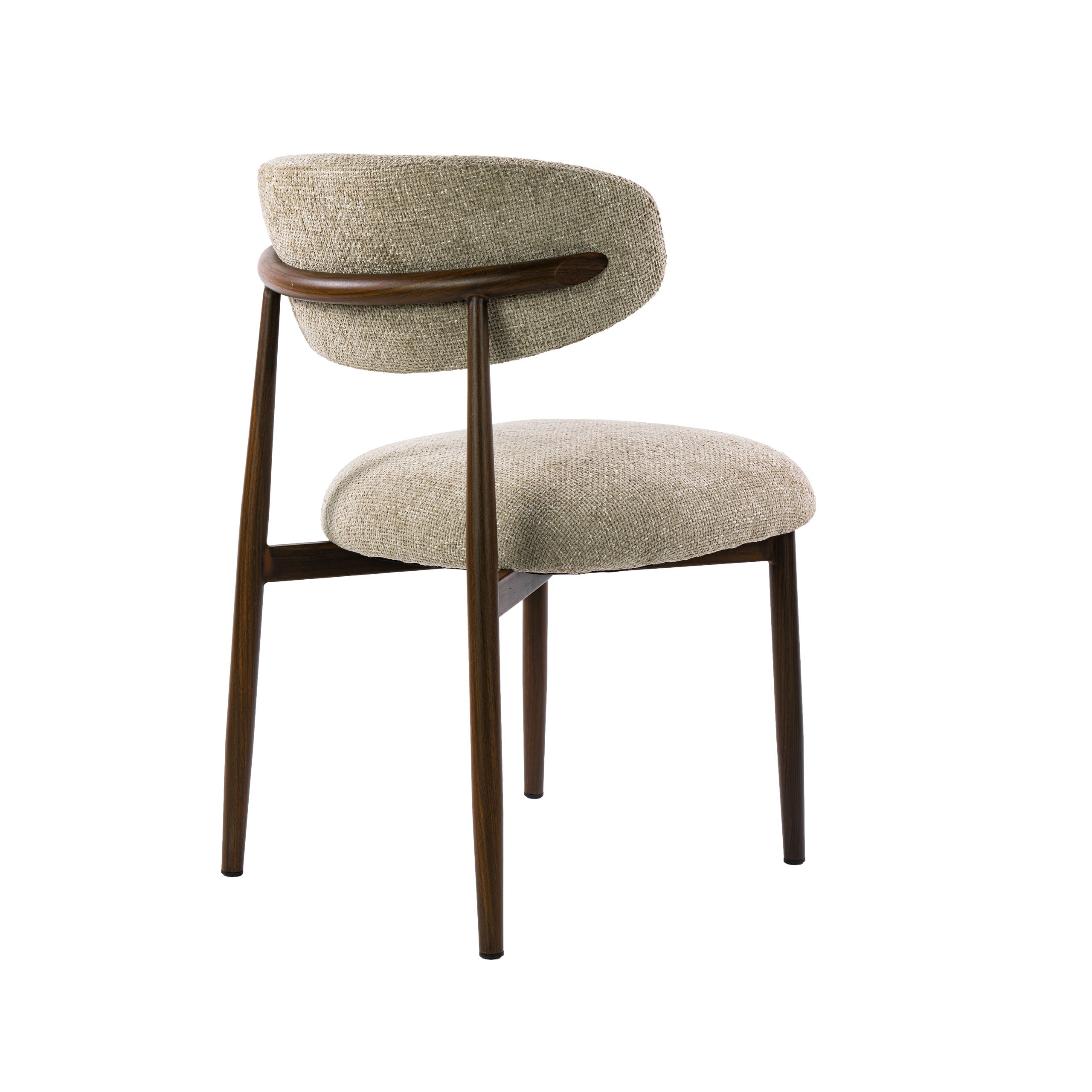 Eetkamerstoel Yuki - Beige - Cargo Stof