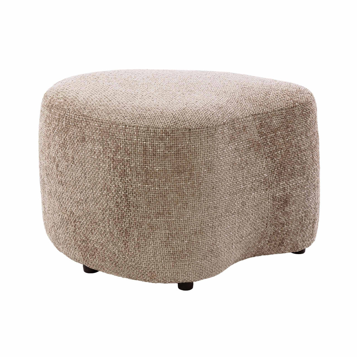 Poef Sissi - Organisch - Beige - Cargo Stof