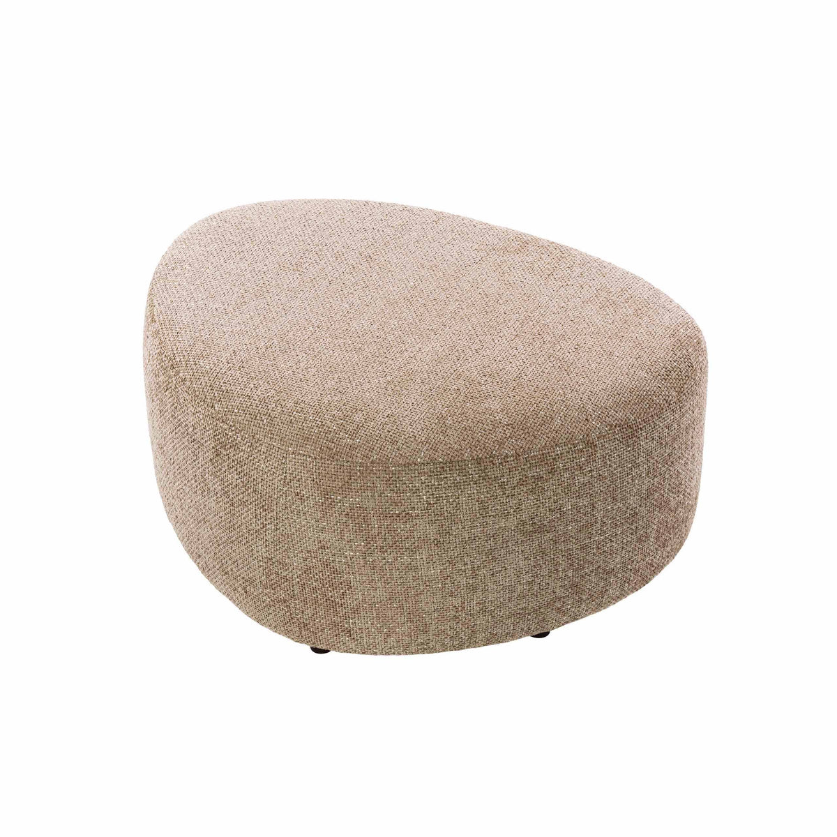 Poef Liora - Driehoekig - Beige - Cargo Stof