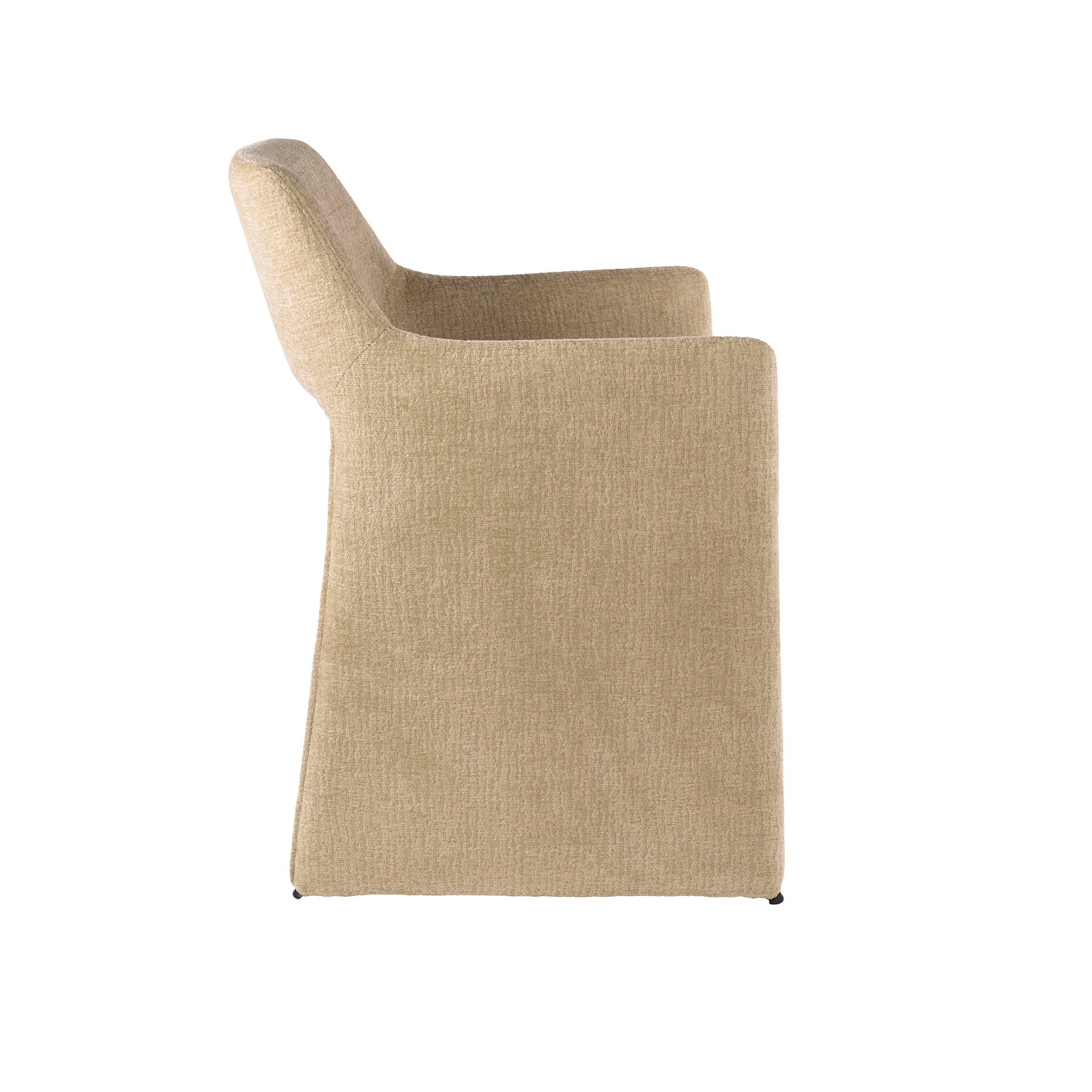Eetkamerstoel Dorelle - Beige - Jaroq Stof