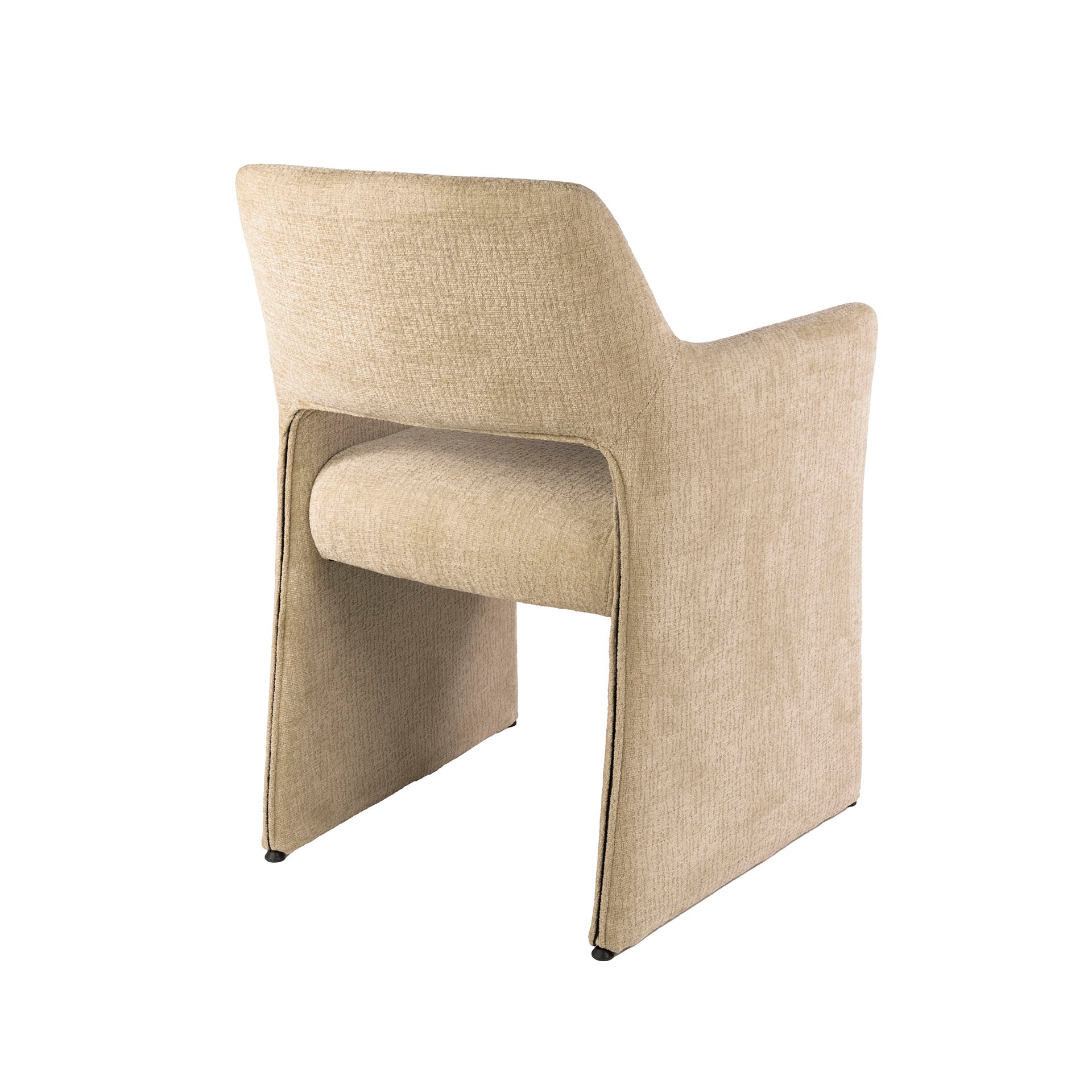Eetkamerstoel Dorelle - Beige - Jaroq Stof
