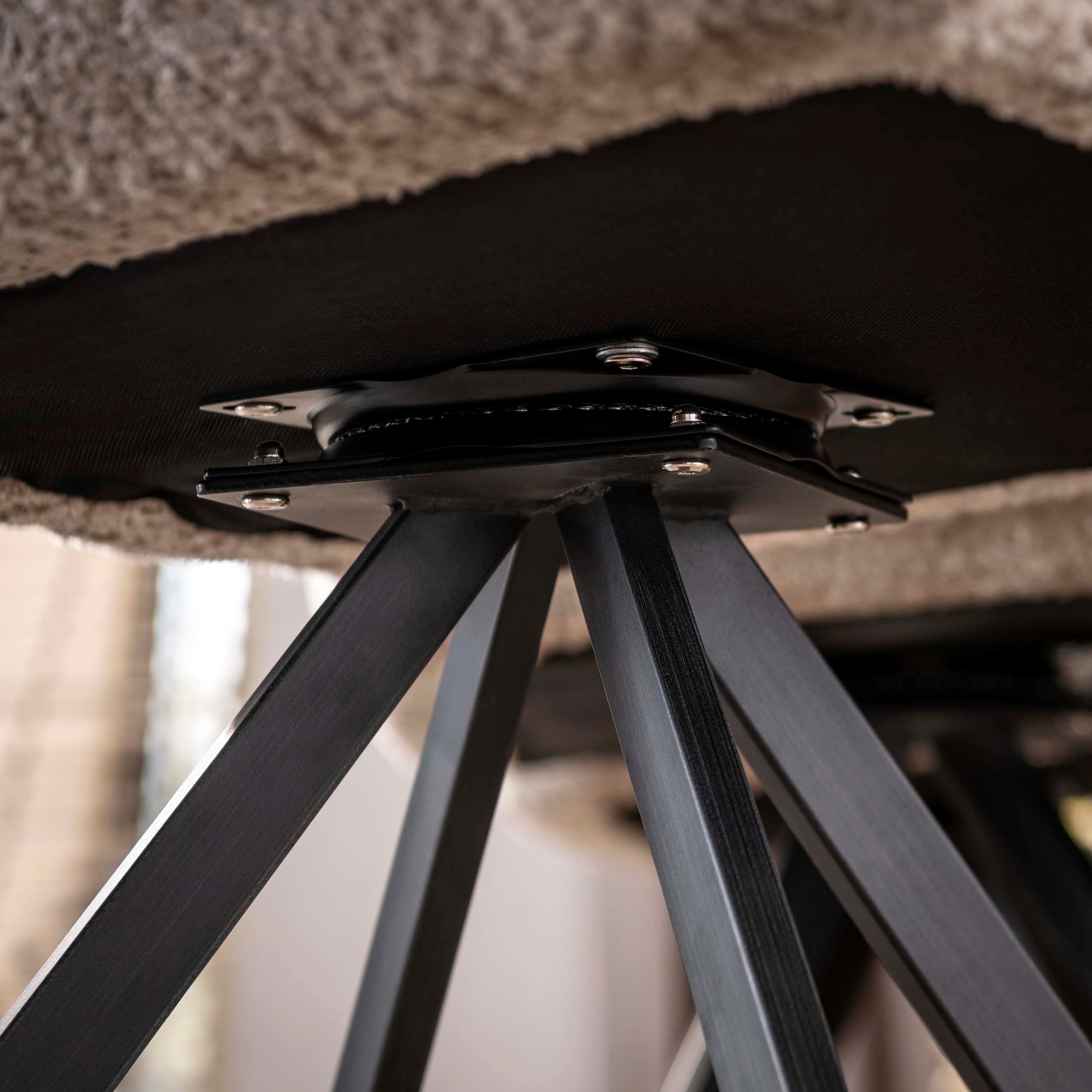 Eetkamerstoel Vantage - Beige - Savelle Stof - Draaibaar