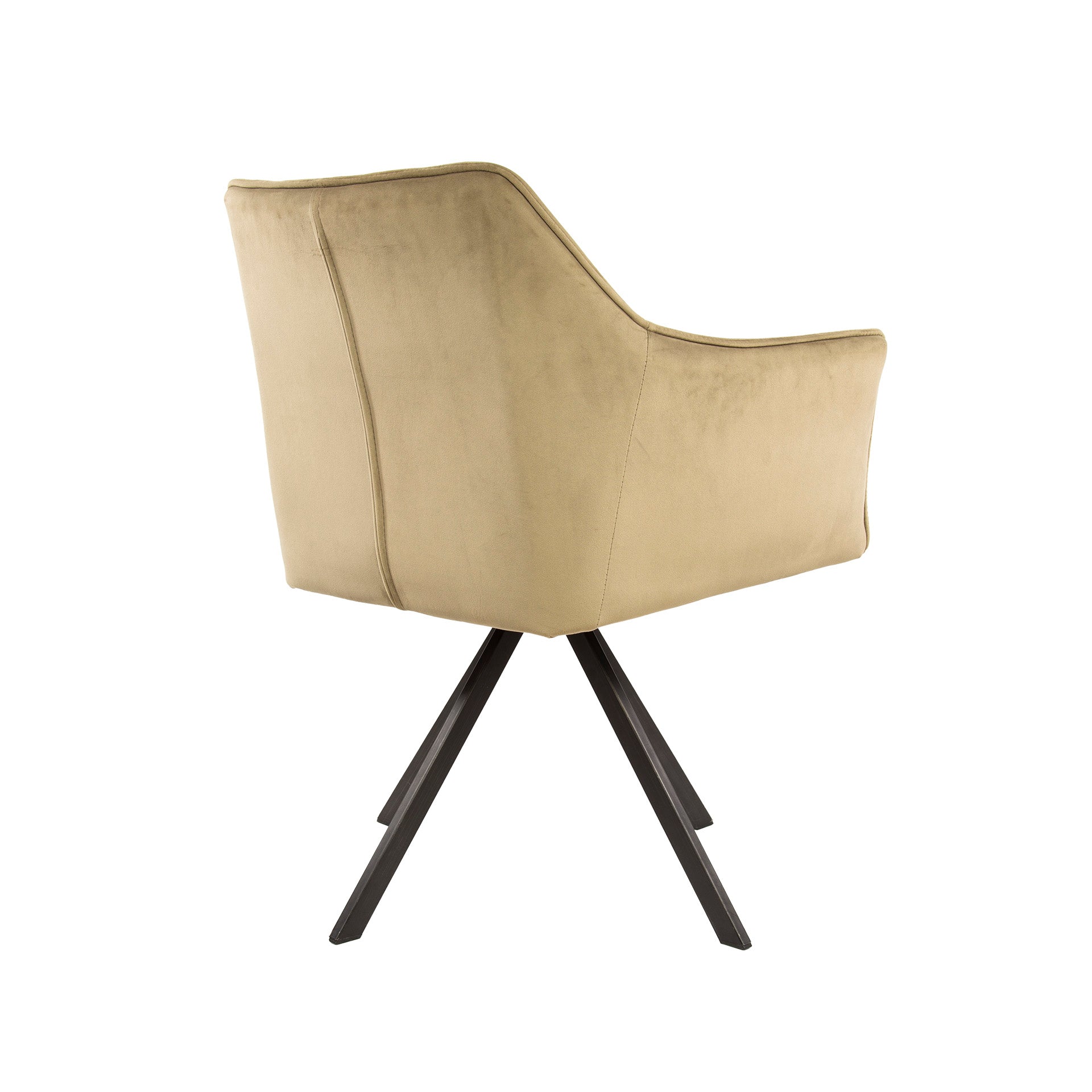 Eetkamerstoel Vantage - Champagne - Velvet - Draaibaar