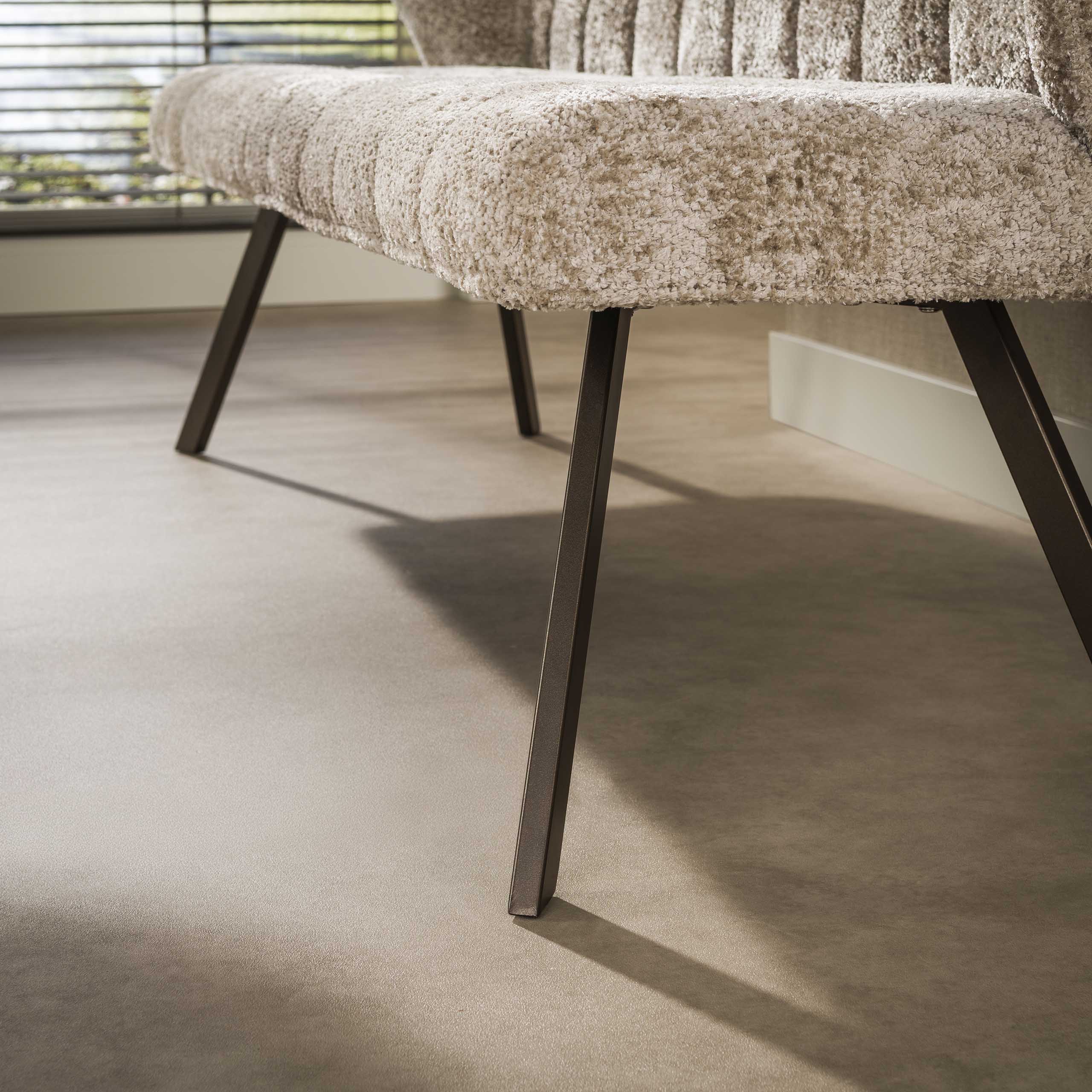 Eetkamerbank Vantage - Beige - Savelle Stof - 180 cm