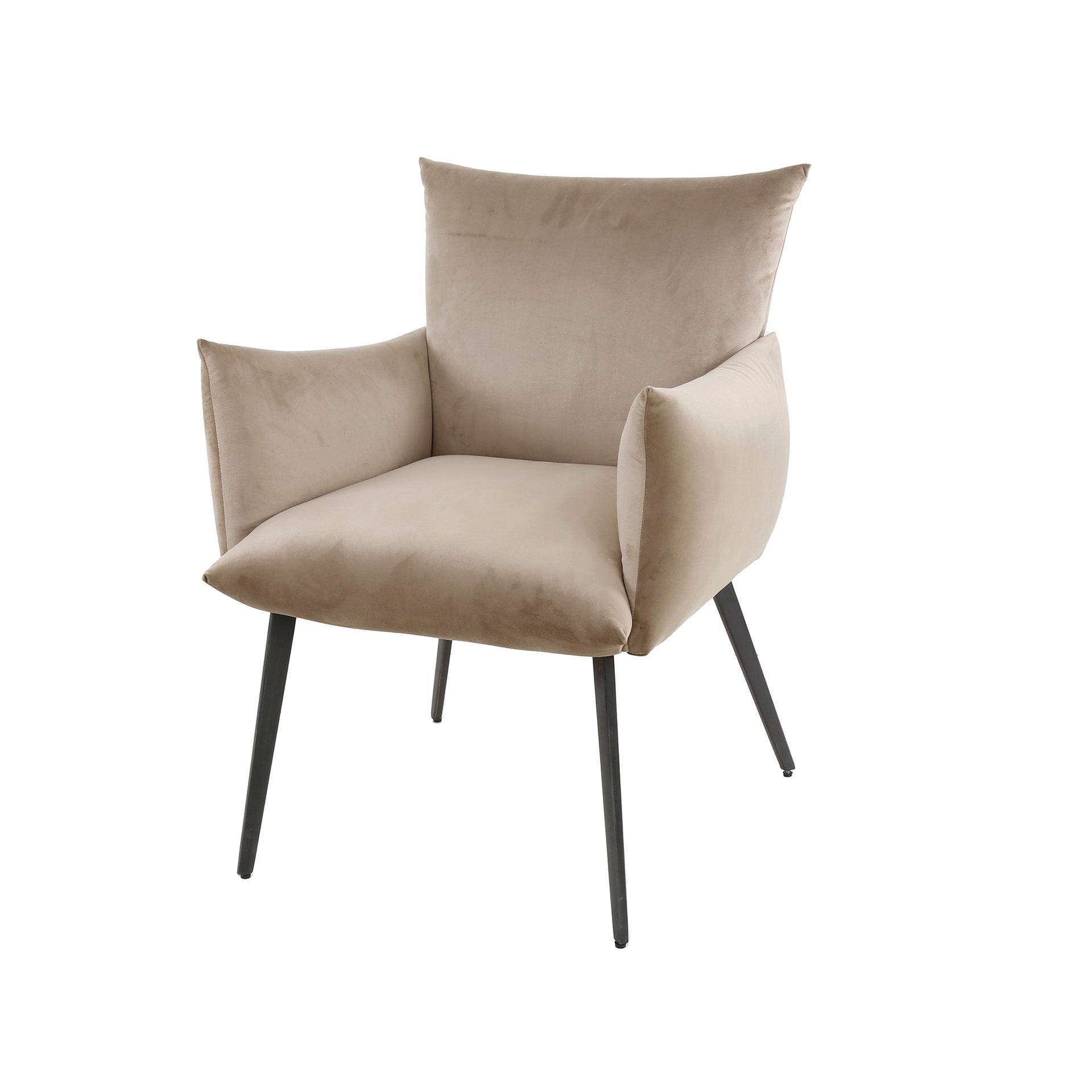 Eetkamerstoel Majestic - Champagne - Velvet