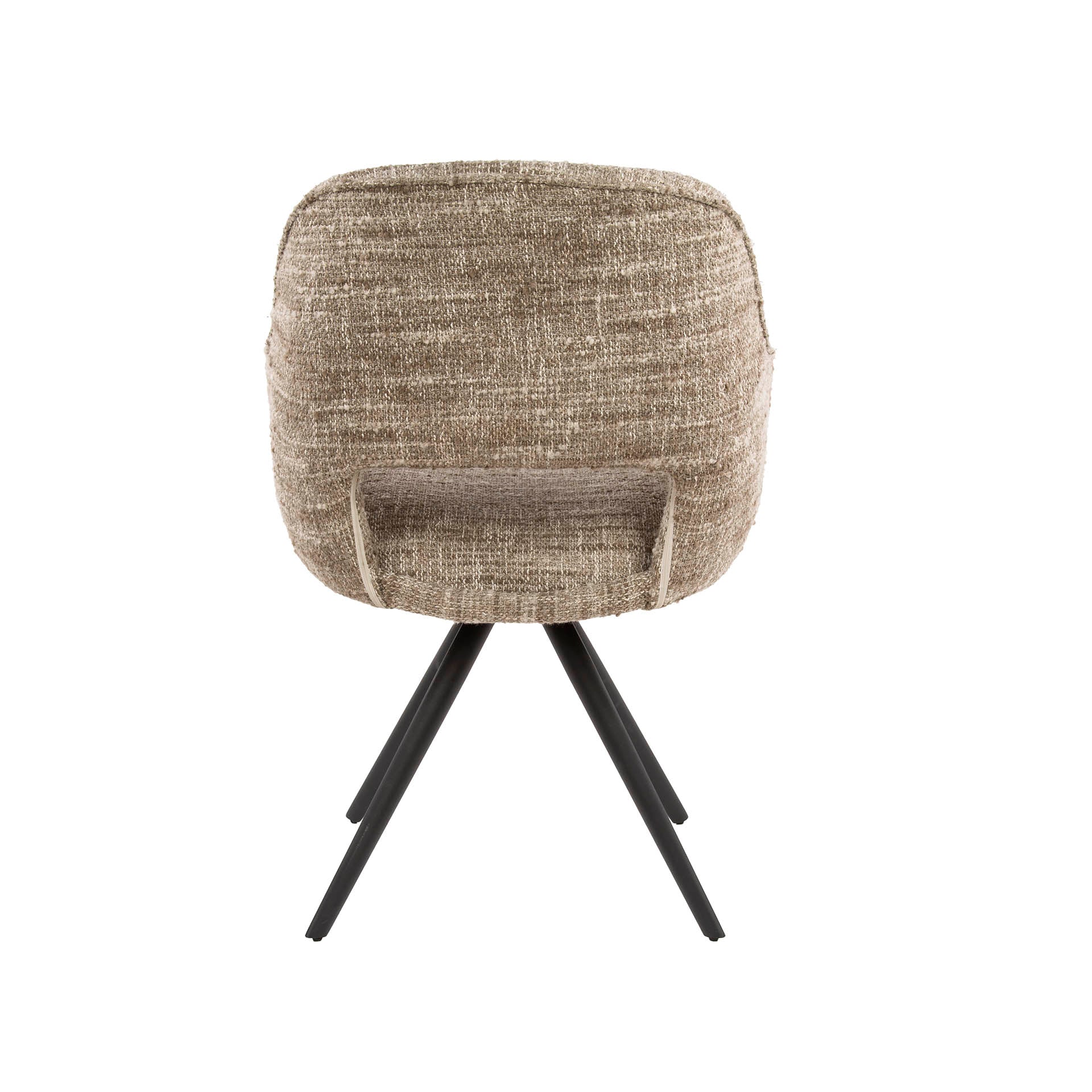 Eetkamerstoel Aurelia - Taupe - Renegade Stof - Draaibaar