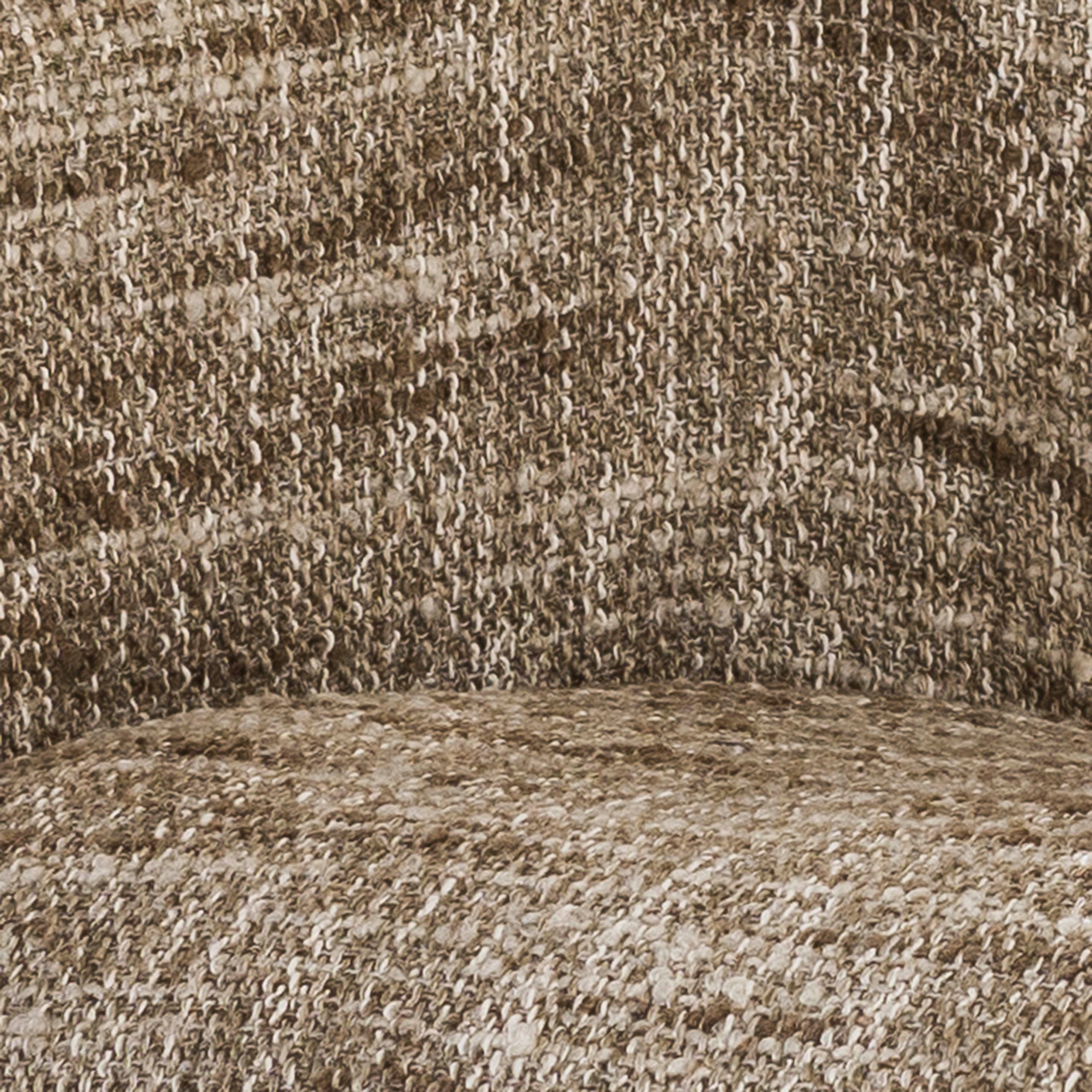 Eetkamerstoel Aurelia - Taupe - Renegade Stof - Met Wieltjes