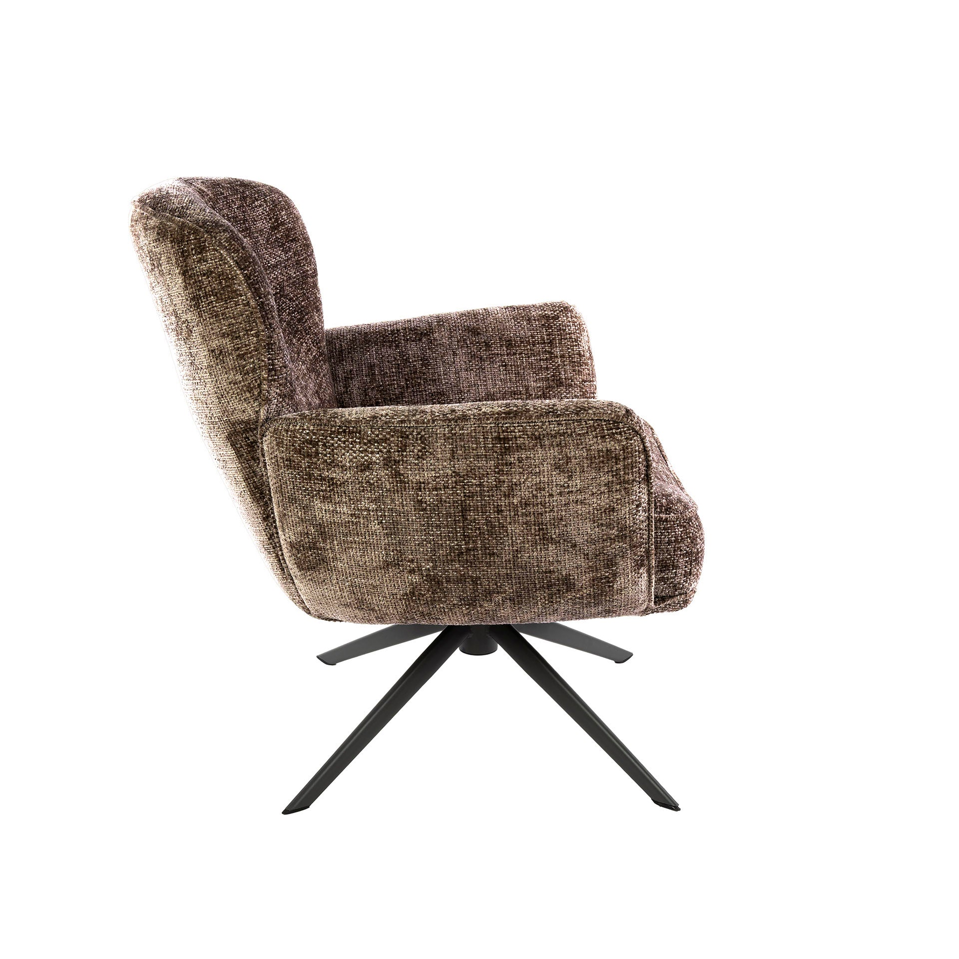 Draaifauteuil Theodore - Champagne - Renegade Stof - Pocketvering