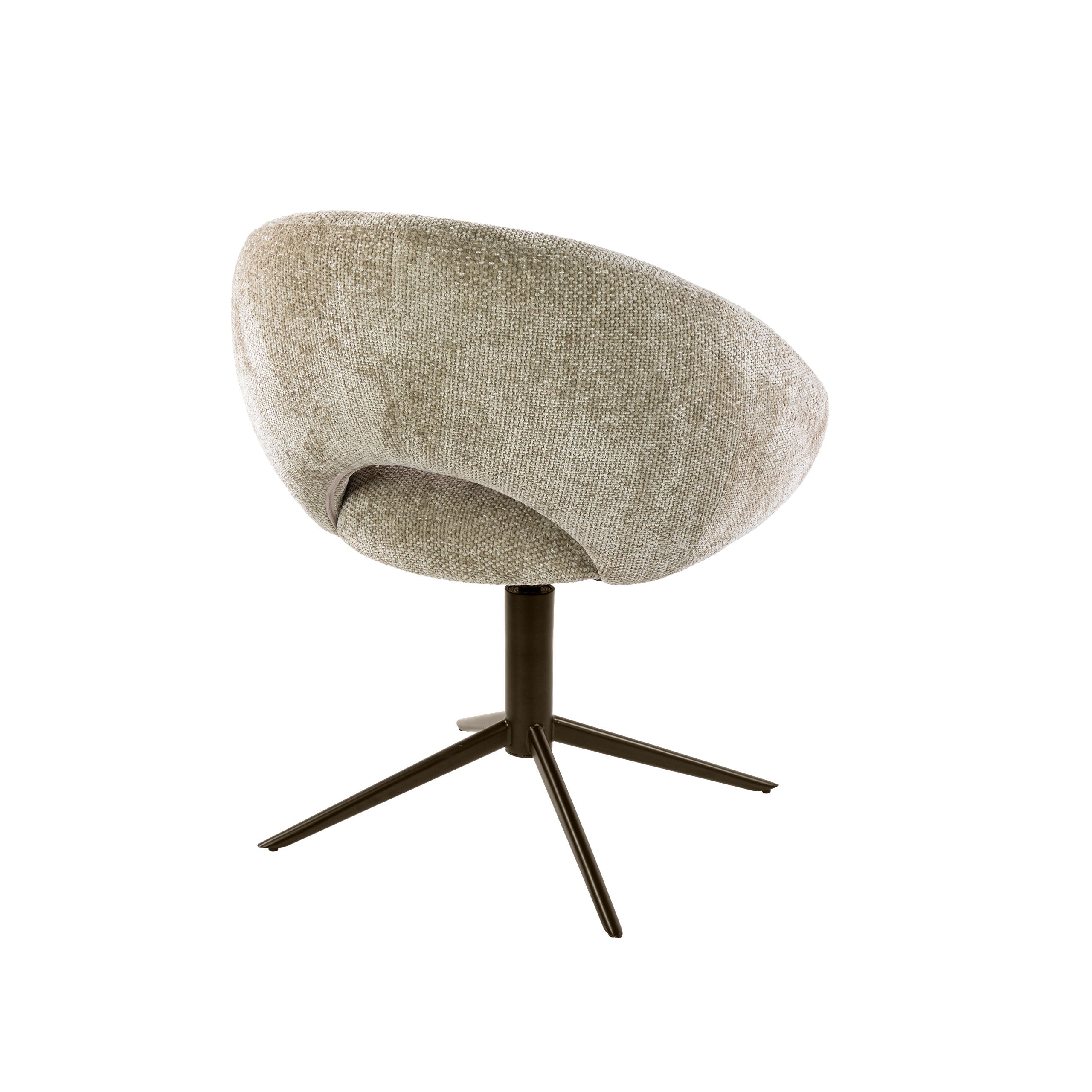 Eetkamerstoel Chup - Beige - Renegade Stof - Draaibaar